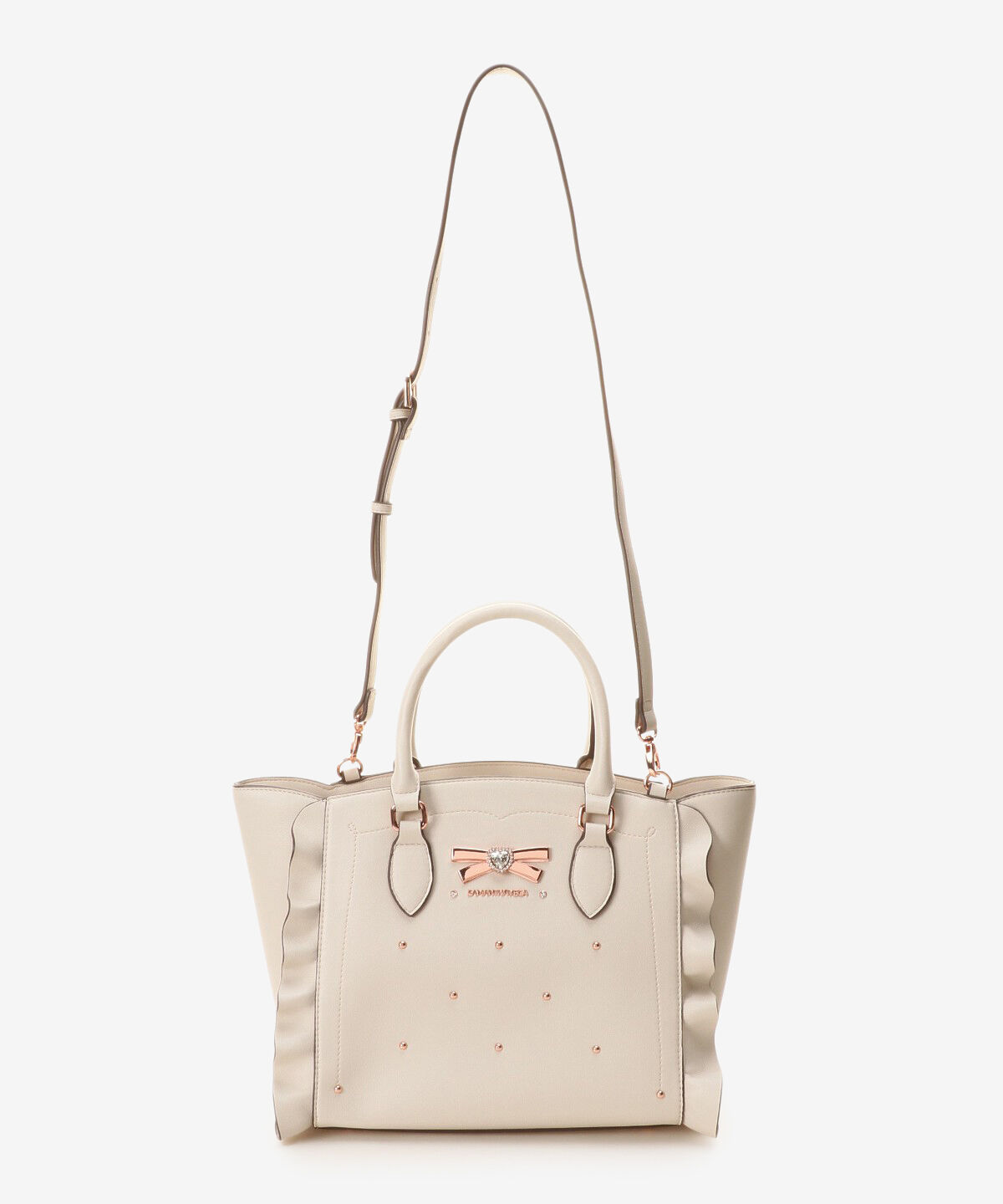 Samantha Vega「リボンスタッズフラッター(小)」|ハンドバッグ|