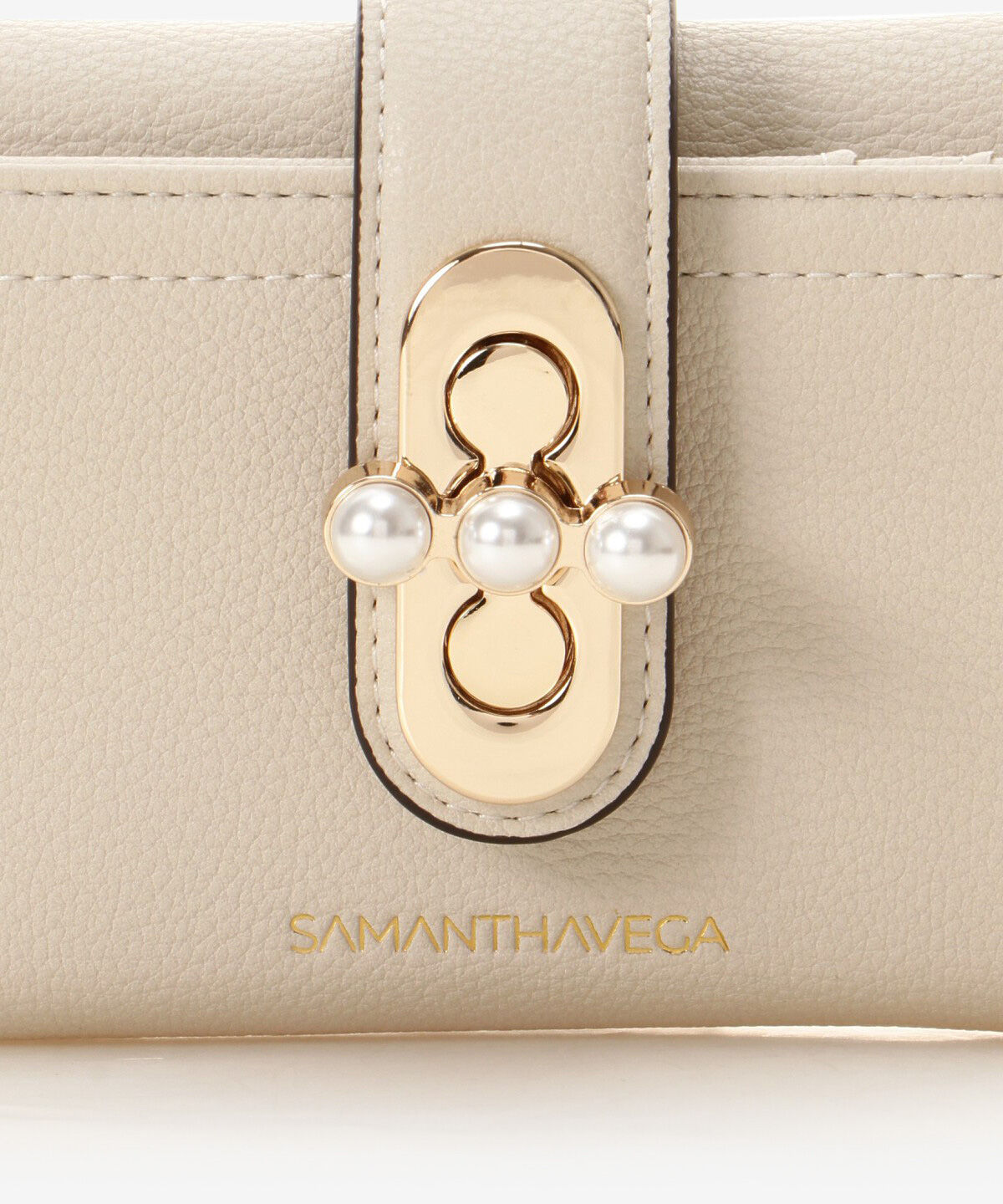 Samantha Vega「オリジナルパール金具折財布」|財布|