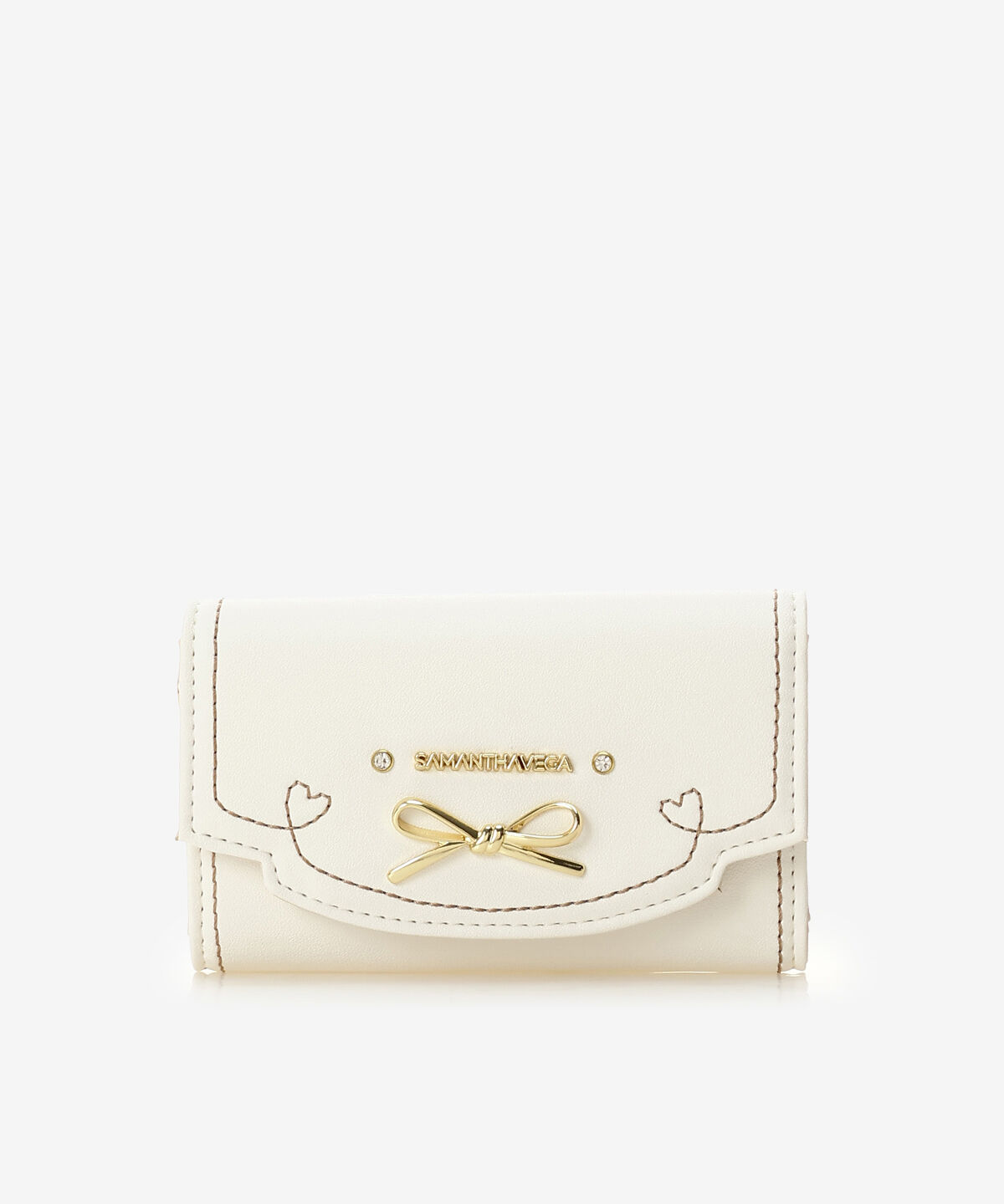 Samantha Vega「フリルリボンキーケース」|キーケース|ホワイト