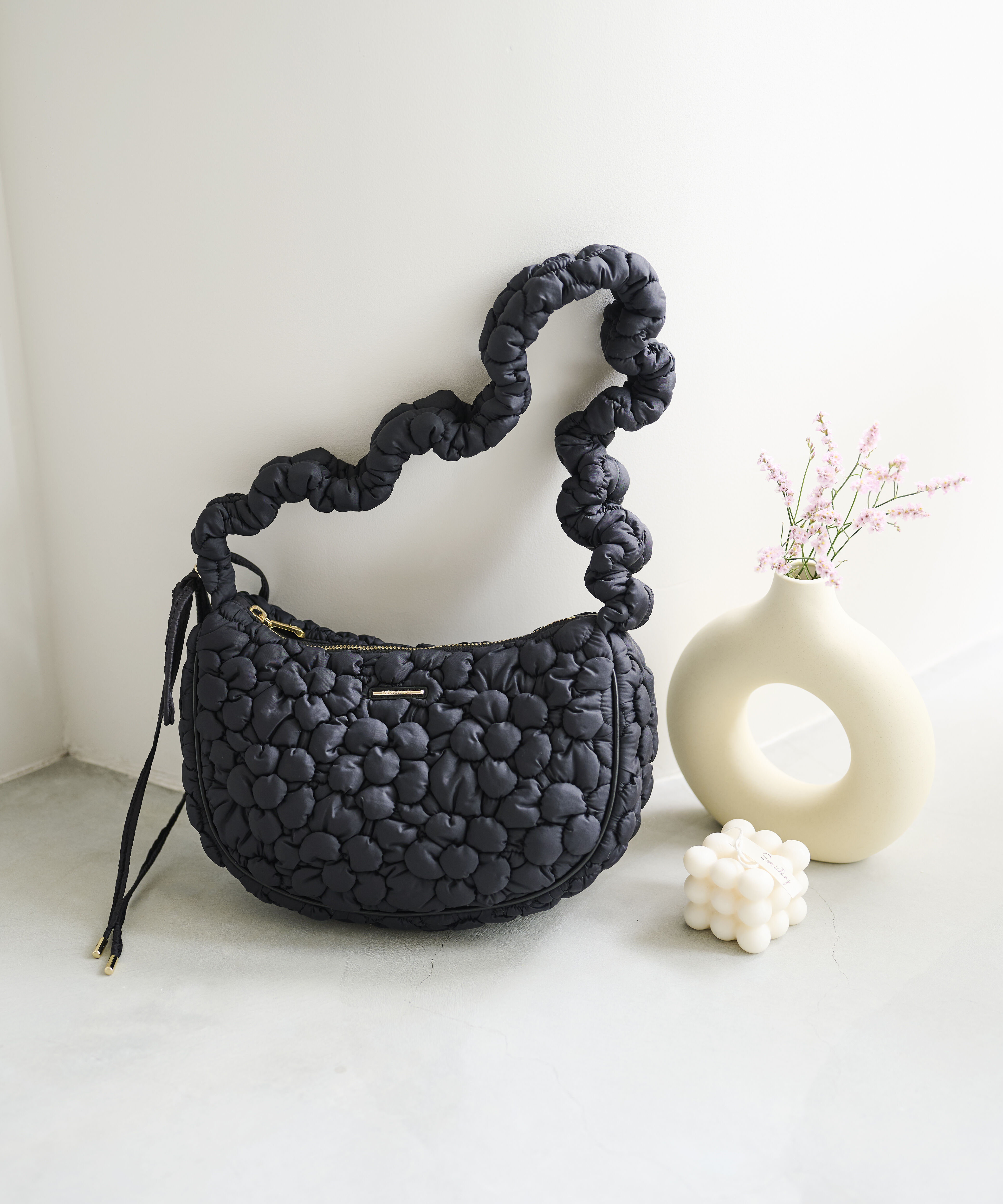 Samantha Vega「フラワーキルトショルダーバッグ」|ショルダー・メッセンジャー|