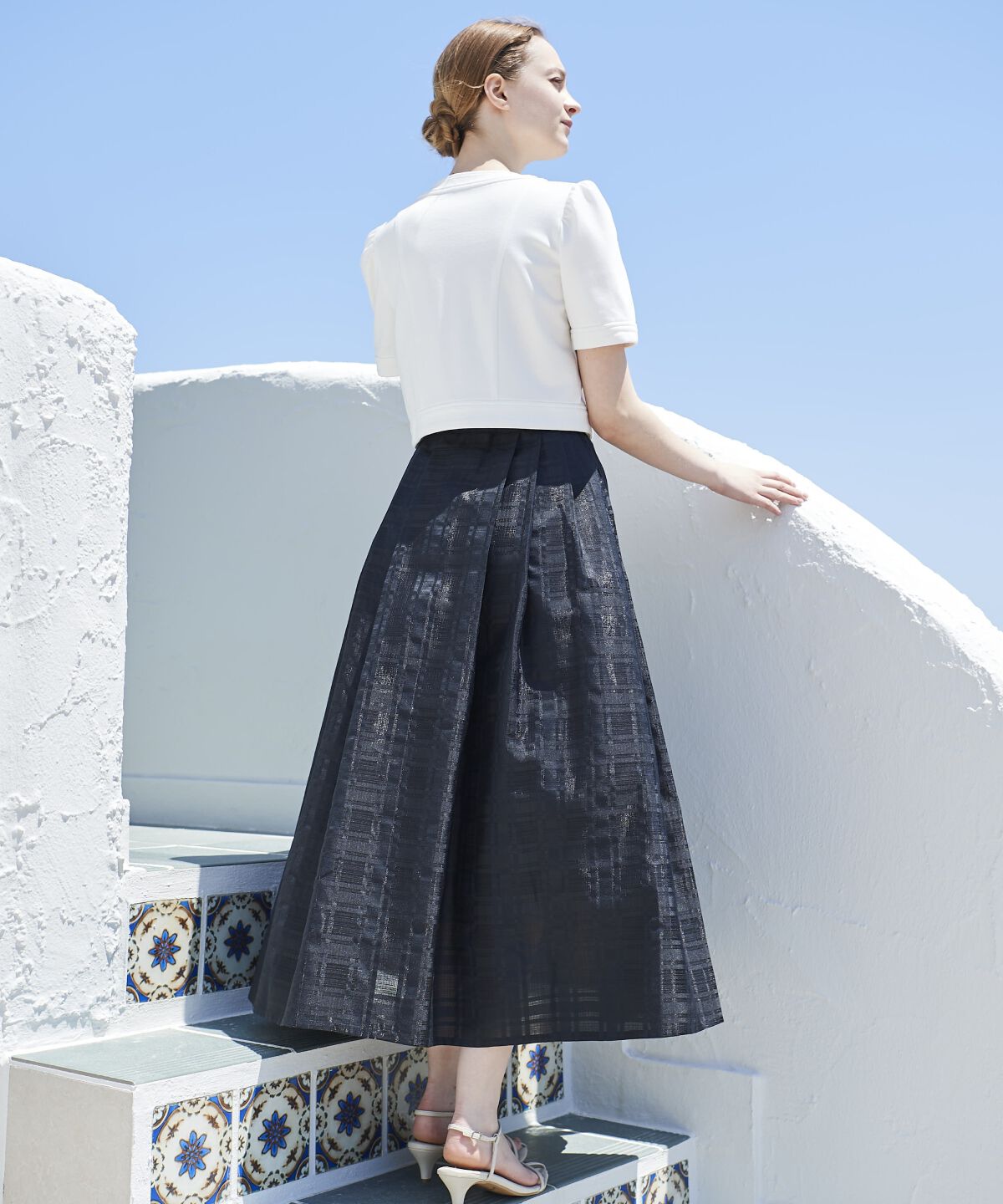 アンドクチュール「ポンチノーカラージャケット」|その他|