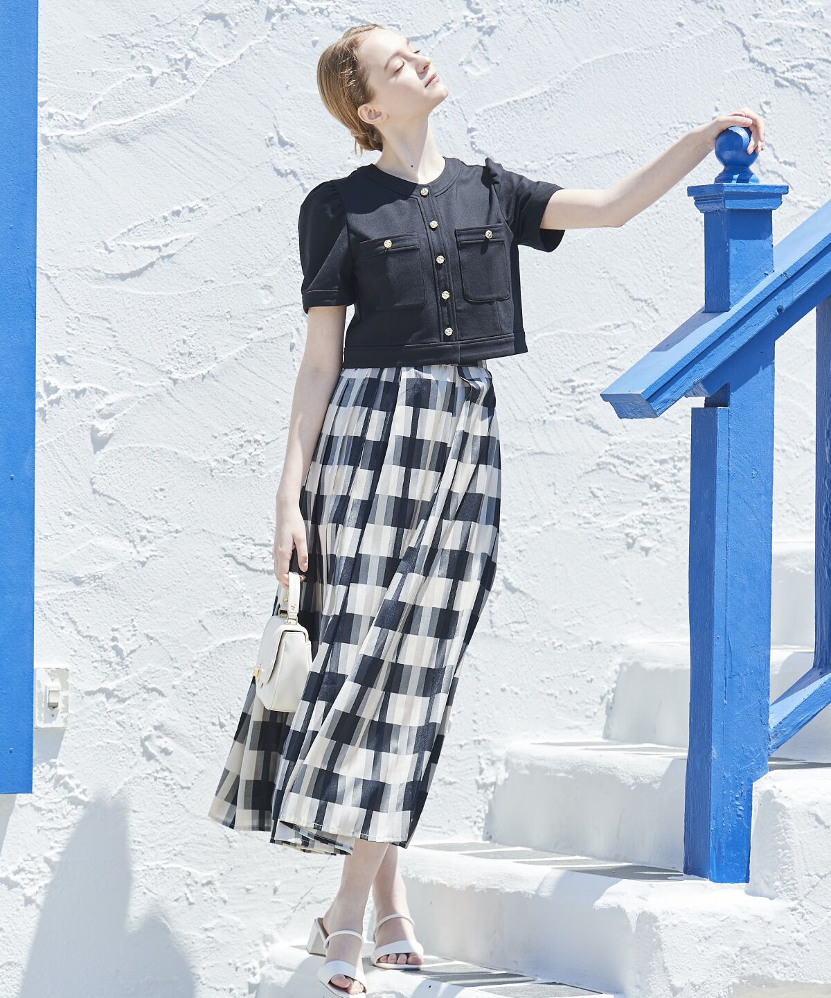 アンドクチュール「ポンチノーカラージャケット」|その他|