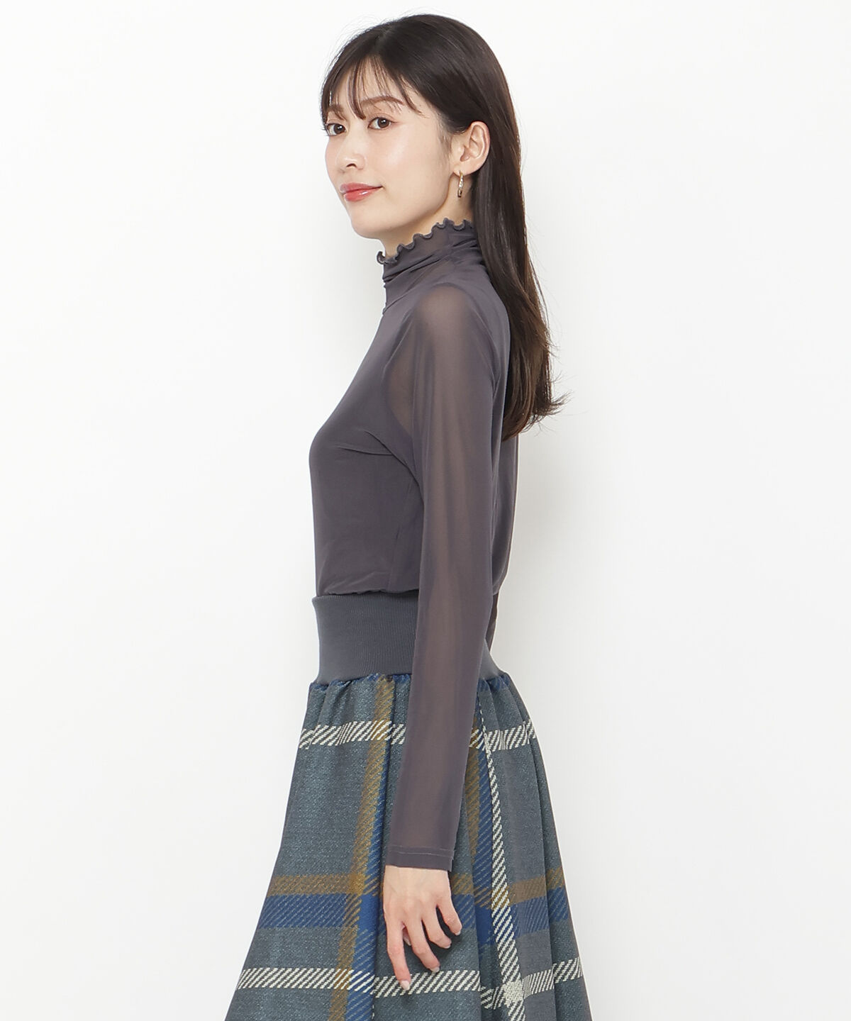 アンドクチュール「シアータートルプルオーバー」|シャツ・ブラウス|