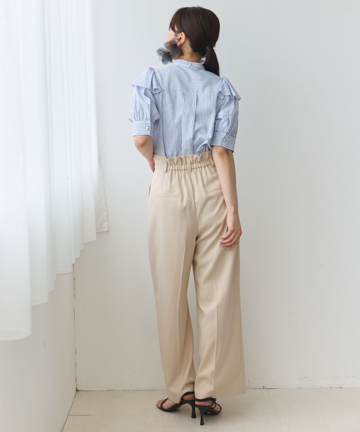 アンドクチュール「タックワイドパンツ」|その他|