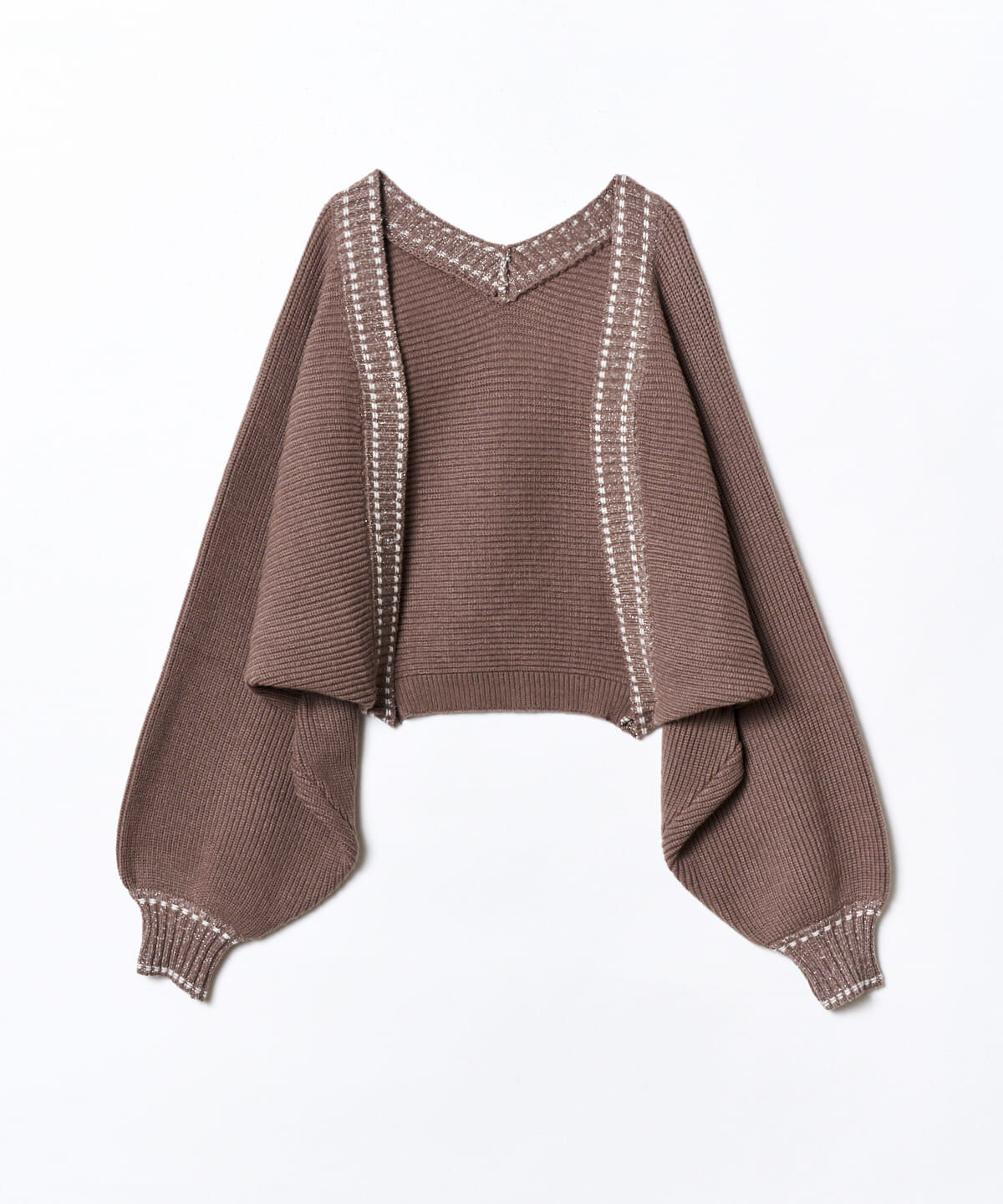 REDYAZEL「ラメニットカーディガン」|カーディガン|