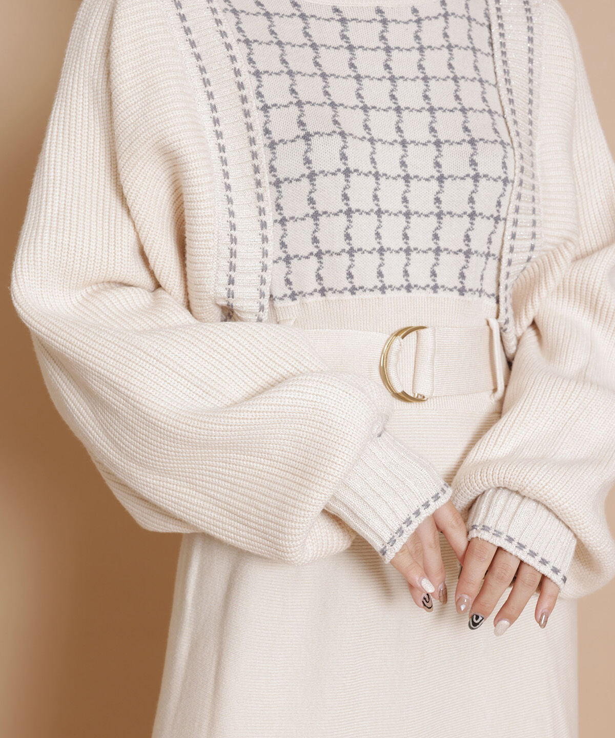 REDYAZEL「ラメニットカーディガン」|カーディガン|