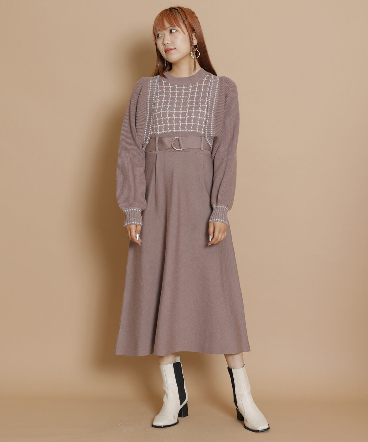 REDYAZEL「ラメニットカーディガン」|カーディガン|