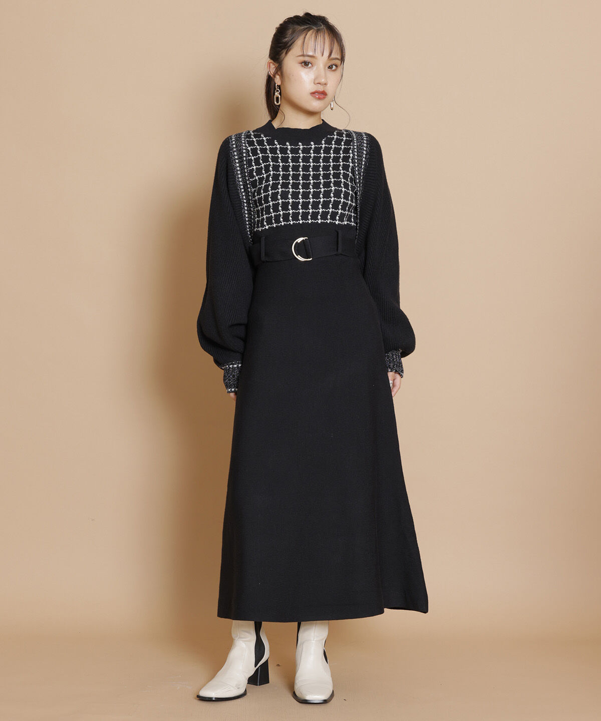 REDYAZEL「ラメニットカーディガン」|カーディガン|