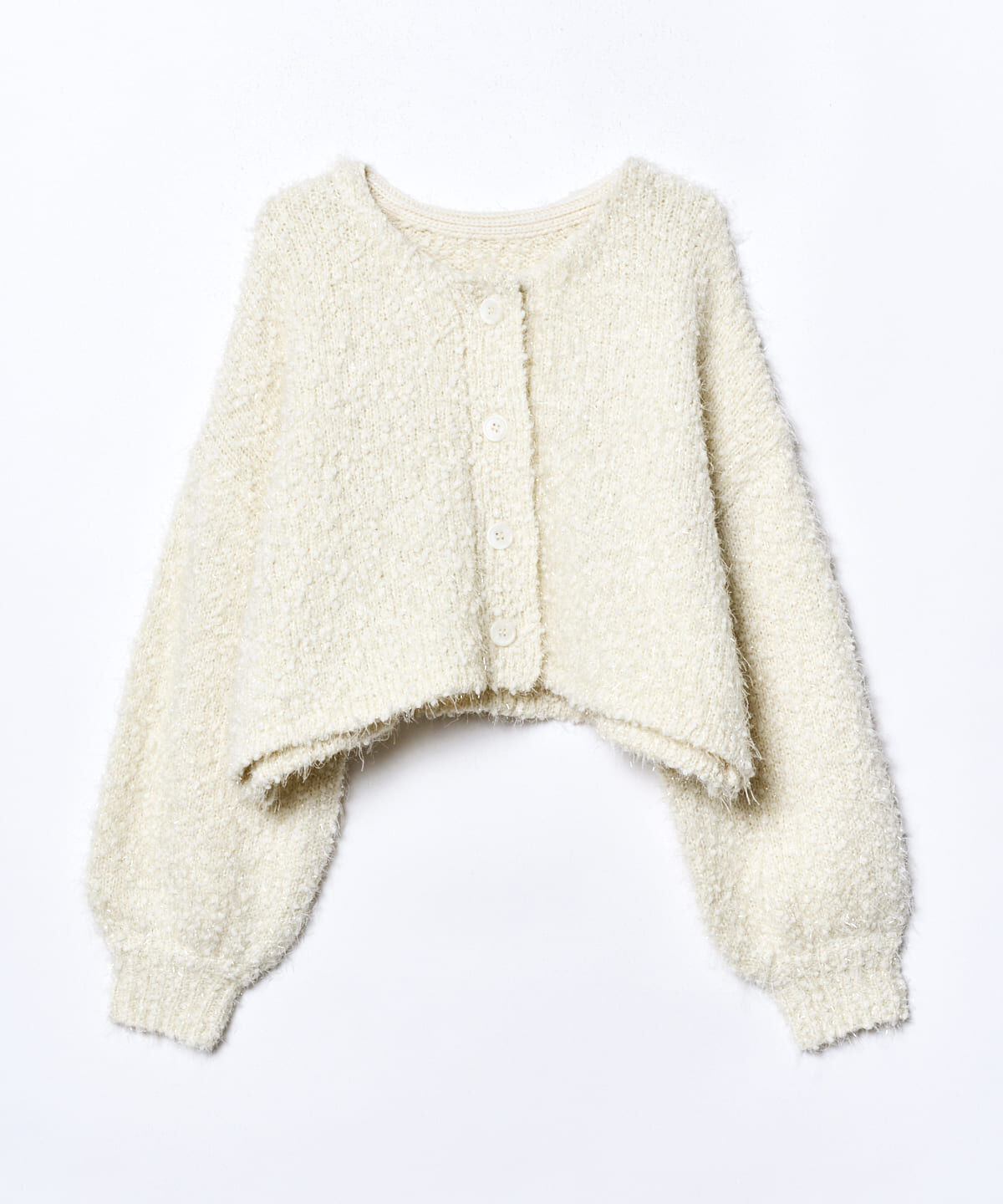 REDYAZEL「ポップコーンフェザーショートカーディガン」|カーディガン|
