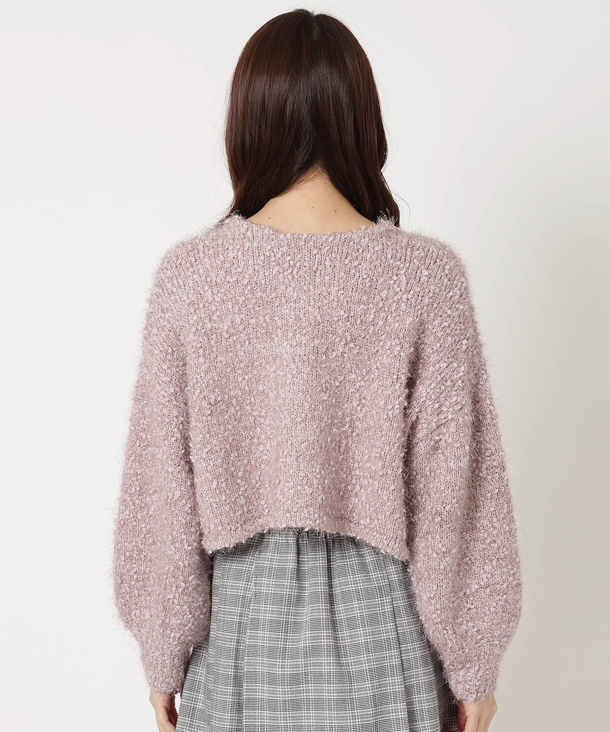 REDYAZEL「ポップコーンフェザーショートカーディガン」|カーディガン|