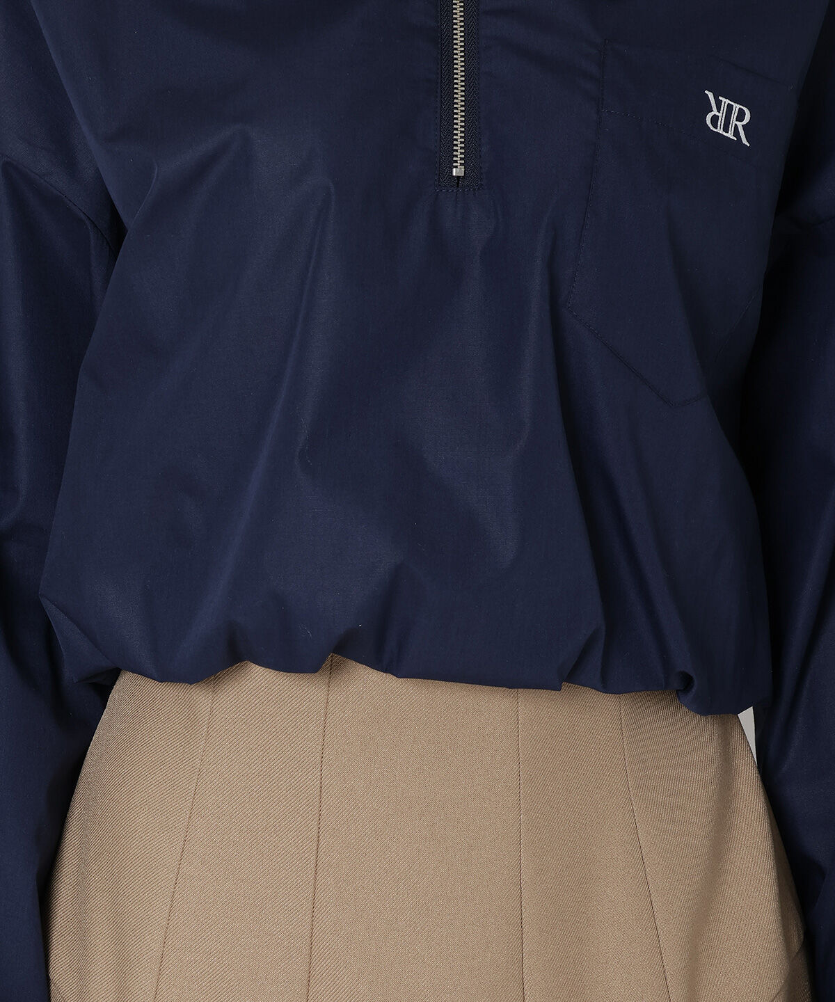 REDYAZEL「ジップ刺繍シャツ」|シャツ・ブラウス|