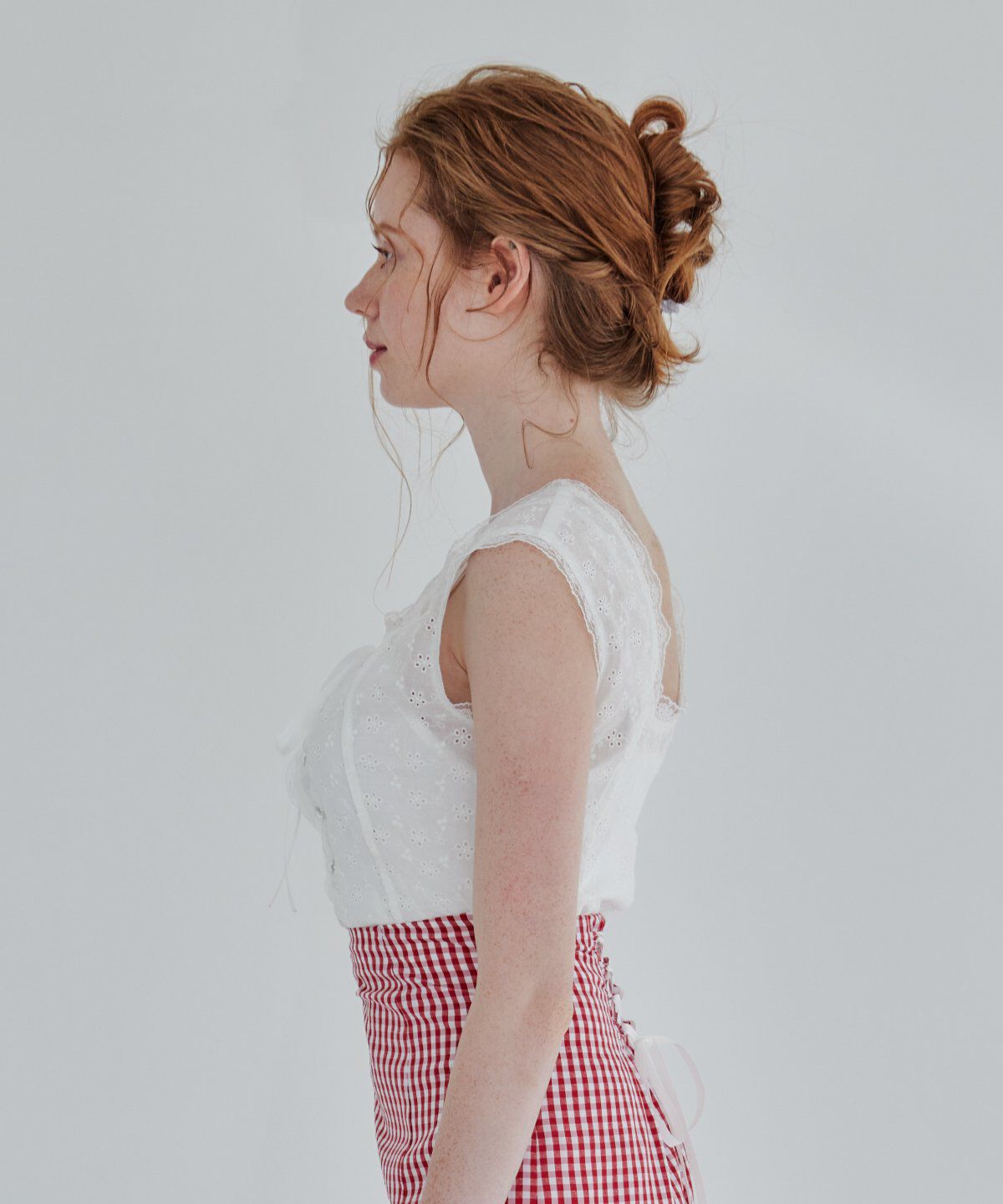 REDYAZEL「フロントレースアップブラウス」|シャツ・ブラウス|