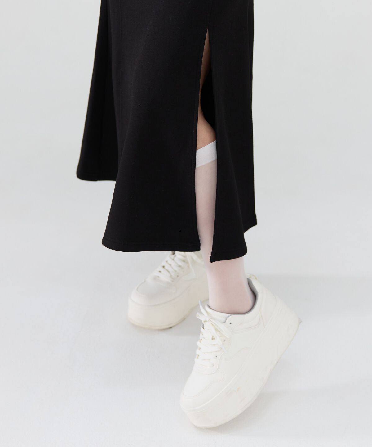 REDYAZEL「ダンボールバックスピンドルロングスカート」|タイト|