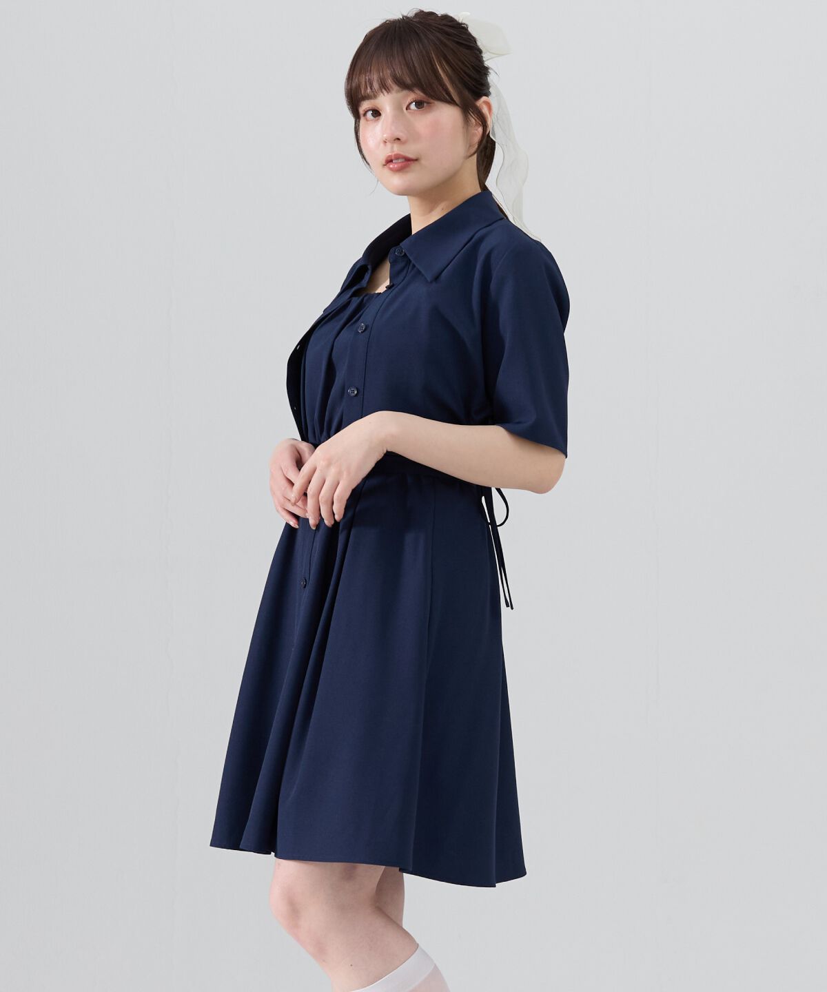 REDYAZEL「半袖シャツ＆キャミワンピースセット」|ワンピース|
