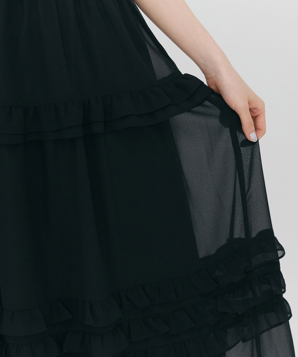 REDYAZEL「ビスチェ&times;メニーフリルティアードワンピース」|ワンピース|