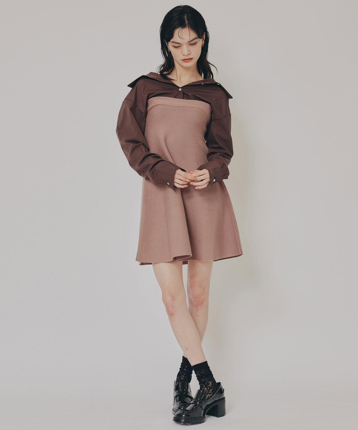 REDYAZEL「マルチWAYドッキングニットワンピース」|ワンピース|