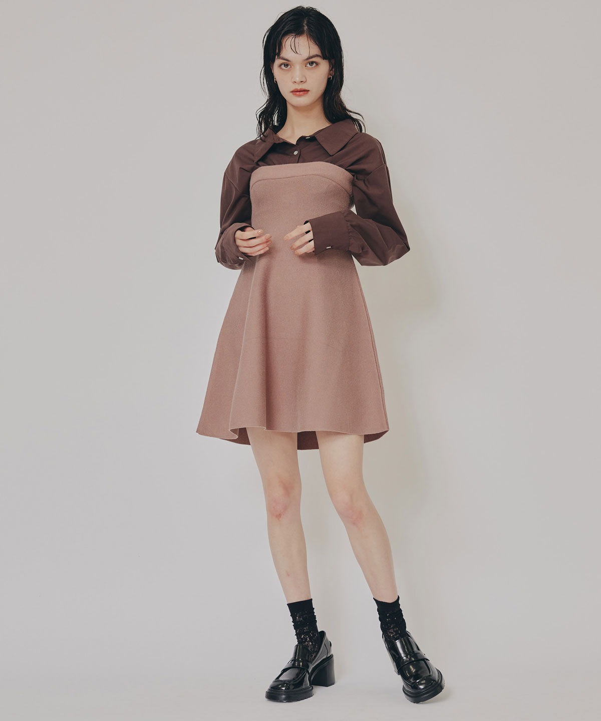 REDYAZEL「マルチWAYドッキングニットワンピース」|ワンピース|