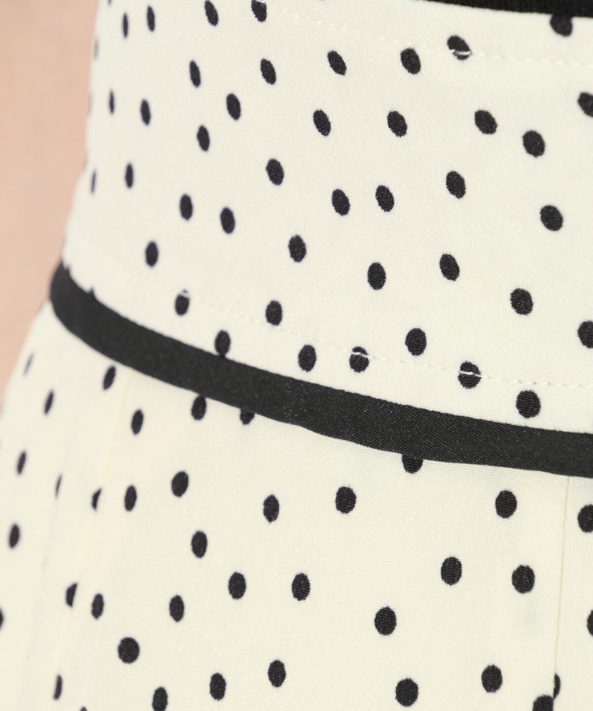 WILLSELECTION「バックスピンドルドットフレアスカート」|フレア|