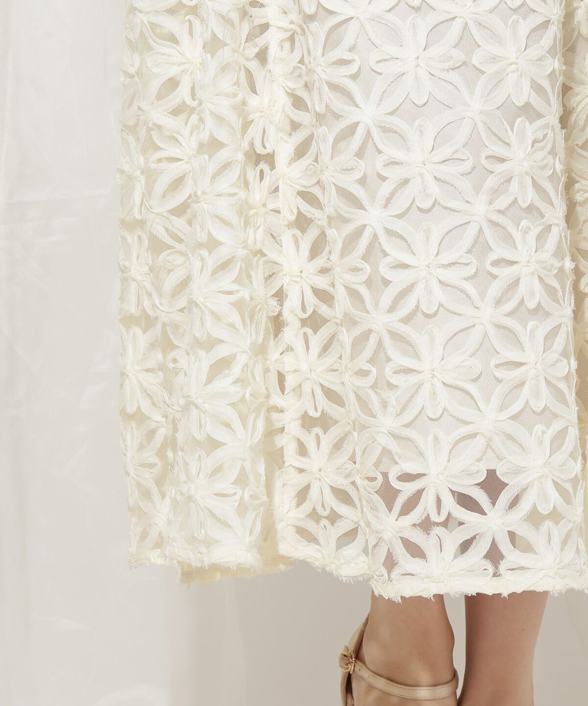 WILLSELECTION「ブラウス&times;フラワーレースドレス」|ドレス|