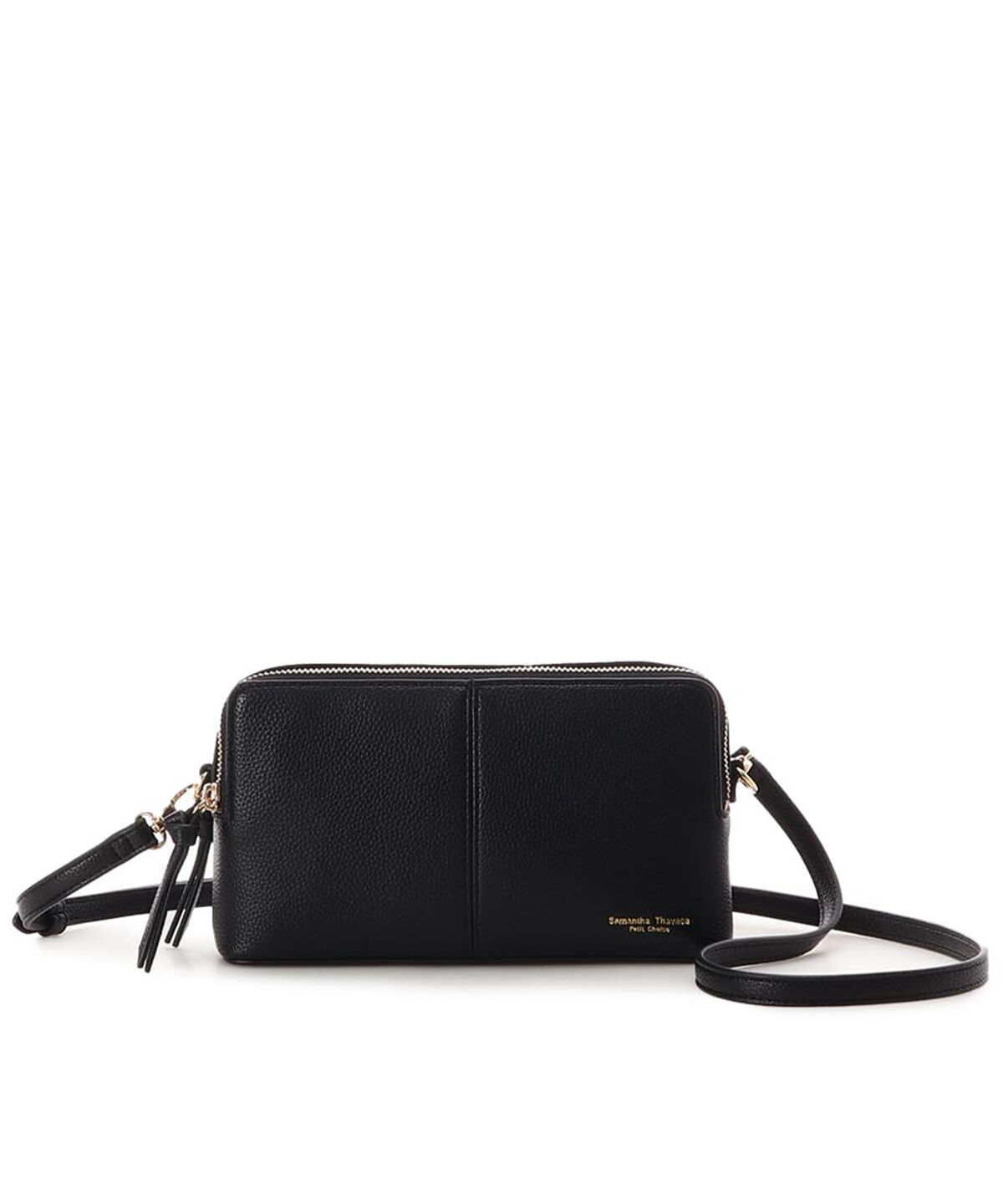 Samantha Thavasa Petit Choice「センターステッチミニショルダーバッグ」|ショルダー・メッセンジャー|ブラック