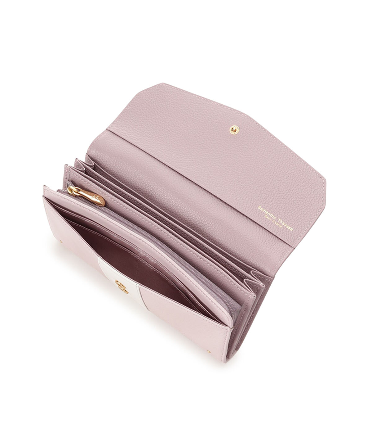 Samantha Thavasa Petit Choice「バイカラープルアップレザー 長財布」|財布|