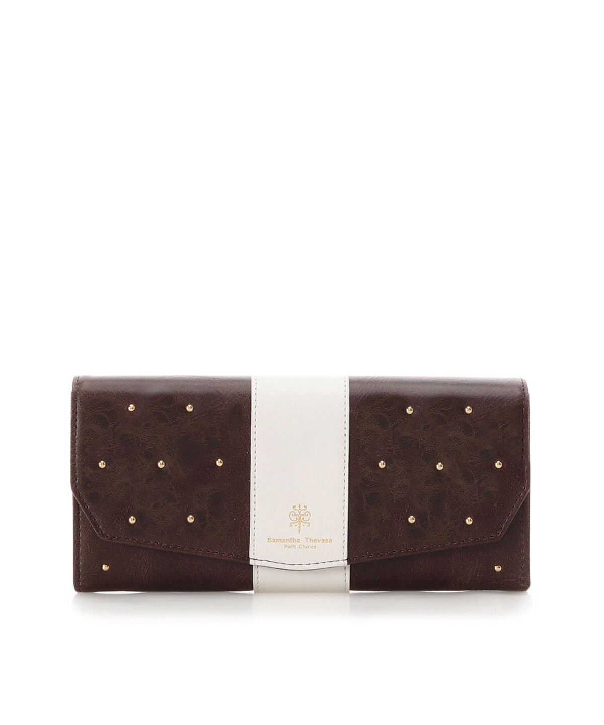 Samantha Thavasa Petit Choice「バイカラープルアップレザー 長財布」|財布|