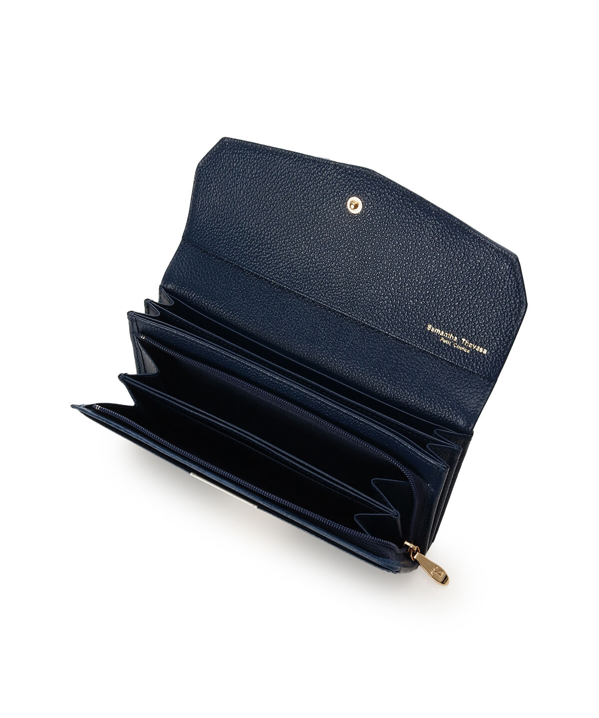 Samantha Thavasa Petit Choice「バイカラープルアップレザー 長財布」|財布|