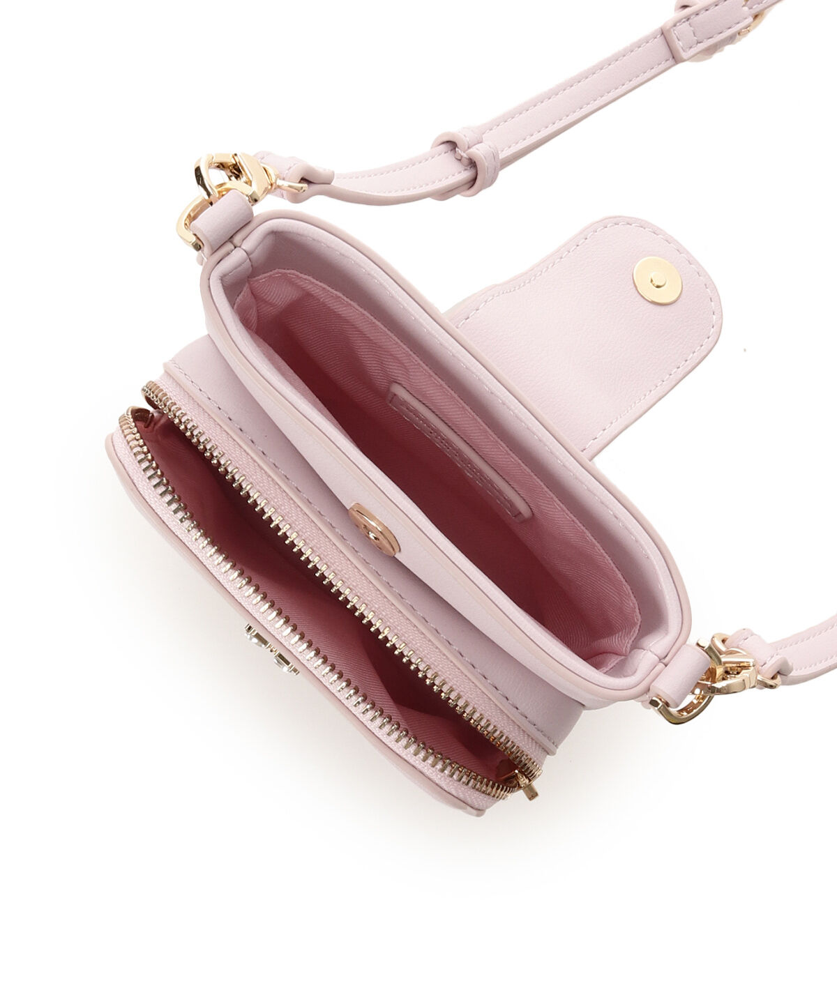 Samantha Thavasa Petit Choice「リボンモチーフ スマホショルダー」|ショルダー・メッセンジャー|