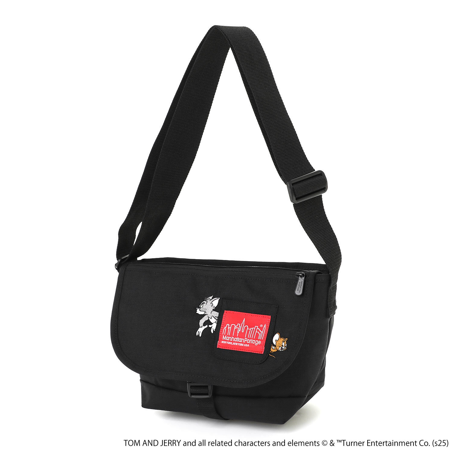 Manhattan Portage「Nylon Messenger Bag JR Flap Zipper Pocket / TOM AND JERRY / 85TH」|ショルダー・メッセンジャー|