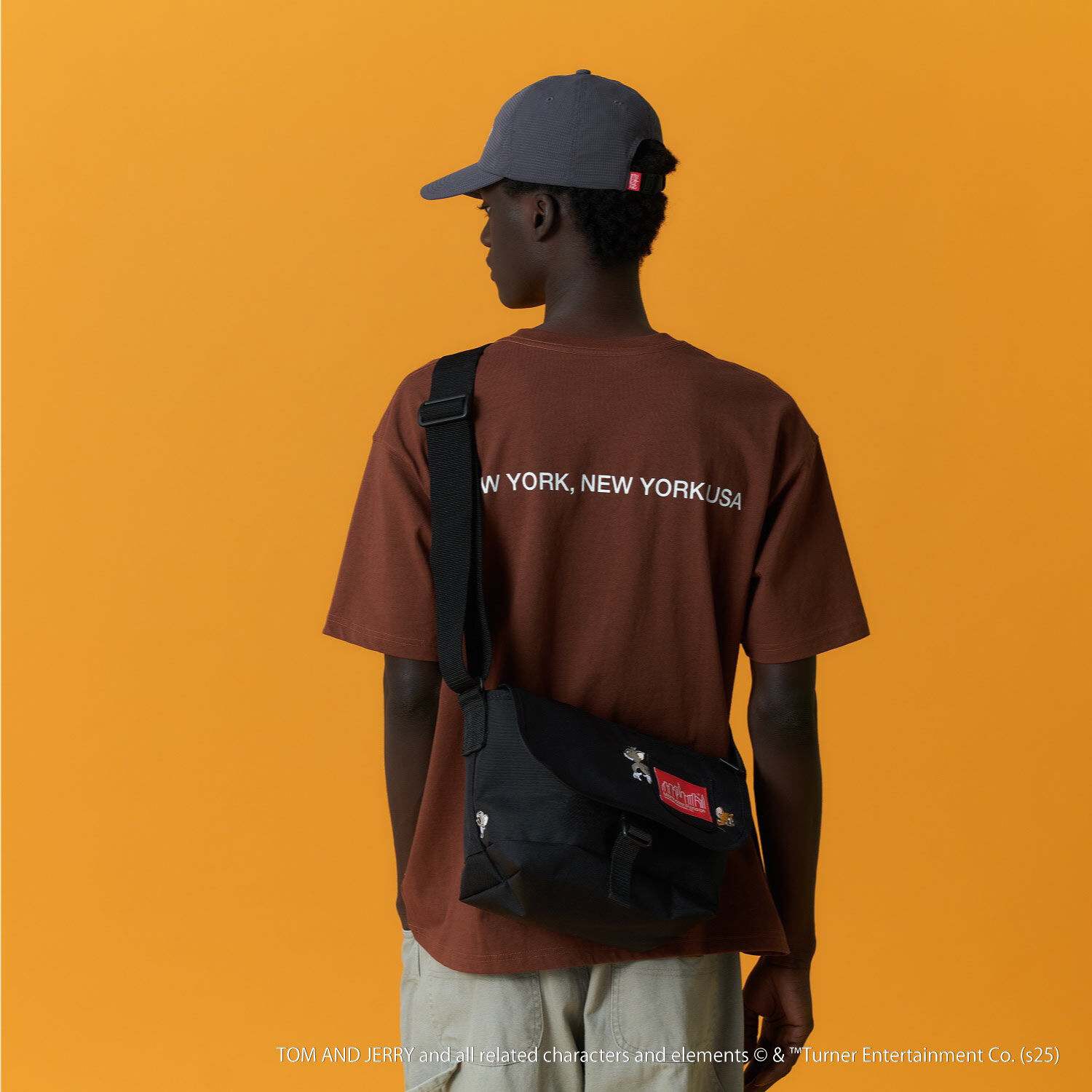 Manhattan Portage「Nylon Messenger Bag JR Flap Zipper Pocket / TOM AND JERRY / 85TH」|ショルダー・メッセンジャー|