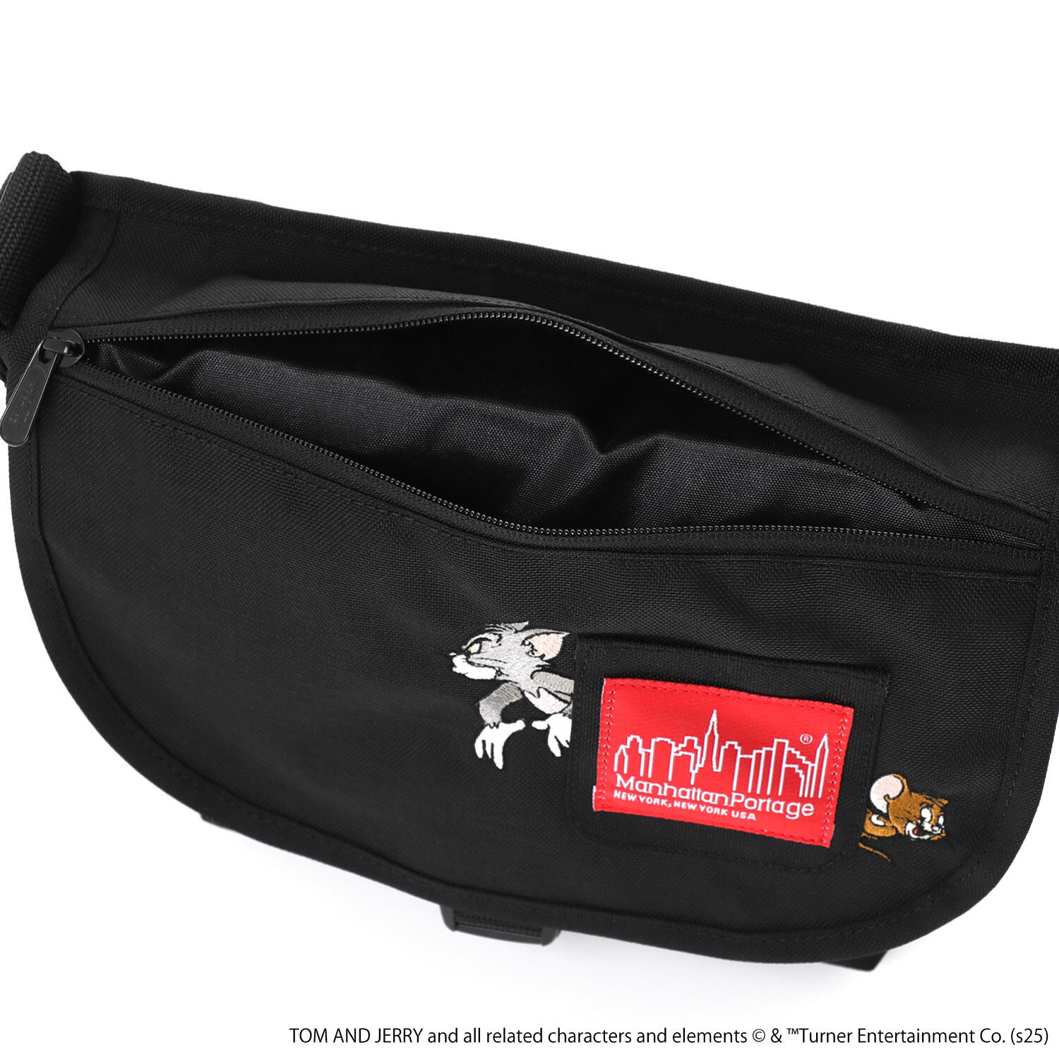 Manhattan Portage「Nylon Messenger Bag JR Flap Zipper Pocket / TOM AND JERRY / 85TH」|ショルダー・メッセンジャー|