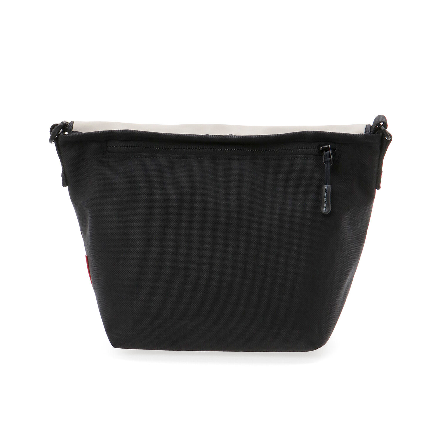 Manhattan Portage「Nylon Messenger Bag Back Pocket W/ Divider Magnet VEG Leather 600D HYDR」|ショルダー・メッセンジャー|