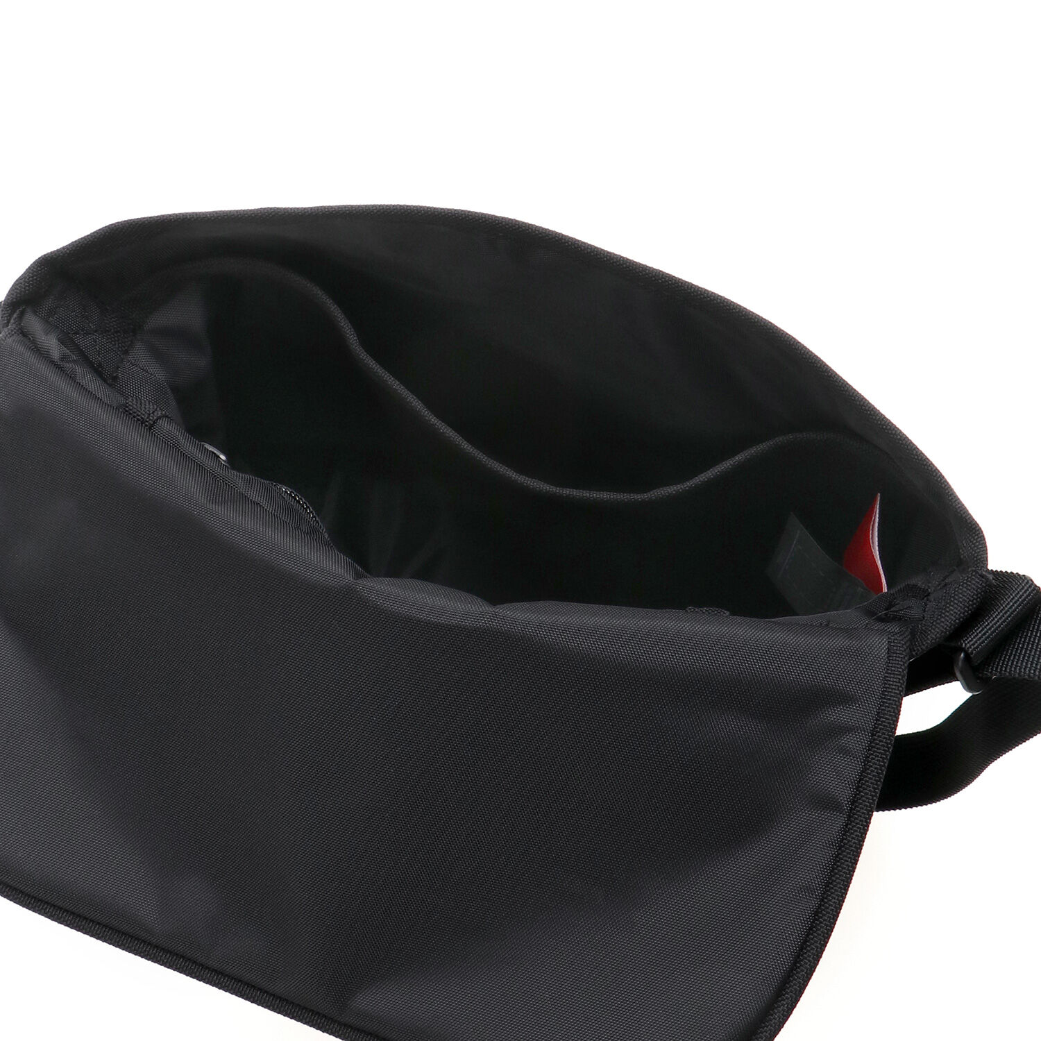 Manhattan Portage「Nylon Messenger Bag Back Pocket W/ Divider Magnet VEG Leather 600D HYDR」|ショルダー・メッセンジャー|