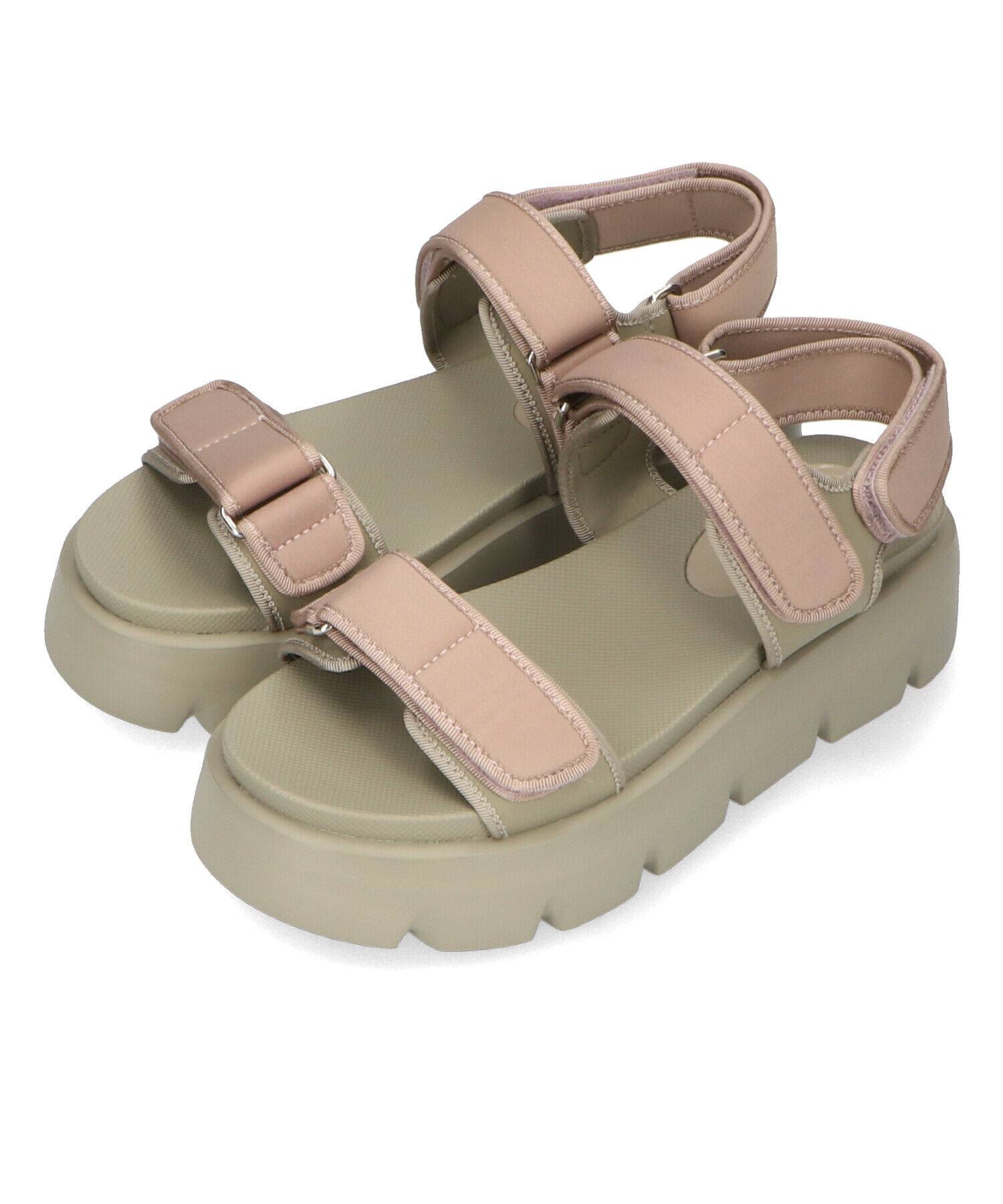 ORiental TRaffic「【アウトレット価格】厚底ナイロンベルトスポーツサンダル/OT3212 サンダル 厚底 スポサン 人気」|サンダル|