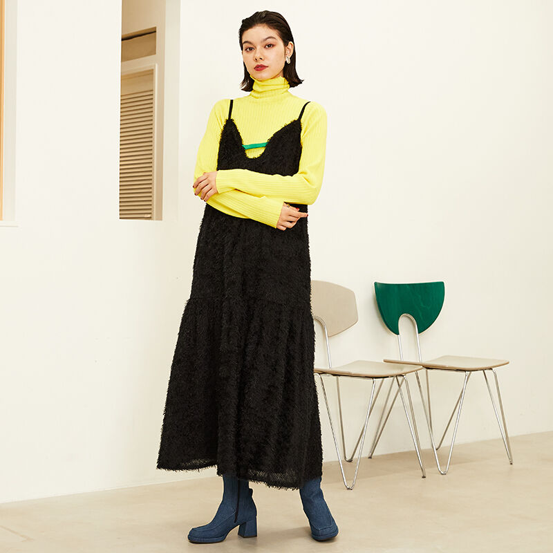 ORiental TRaffic「プラットフォームモカヒールブーツ/31436」|ショートブーツ|