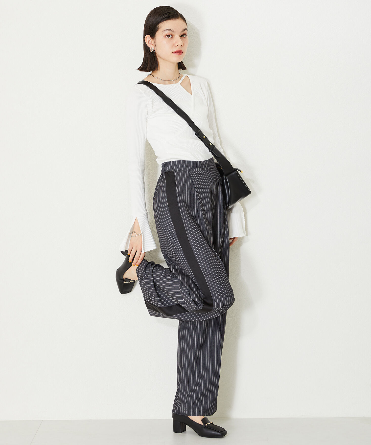 ORiental TRaffic「【BAG】ソフトフェイクレザーショルダーバッグ/BA-204 人気 トレンド　売れてる」|ショルダー・メッセンジャー|