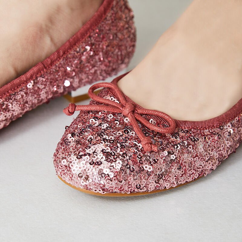 ORiental TRaffic「スパンコールバレエシューズ/41122」|パンプス|