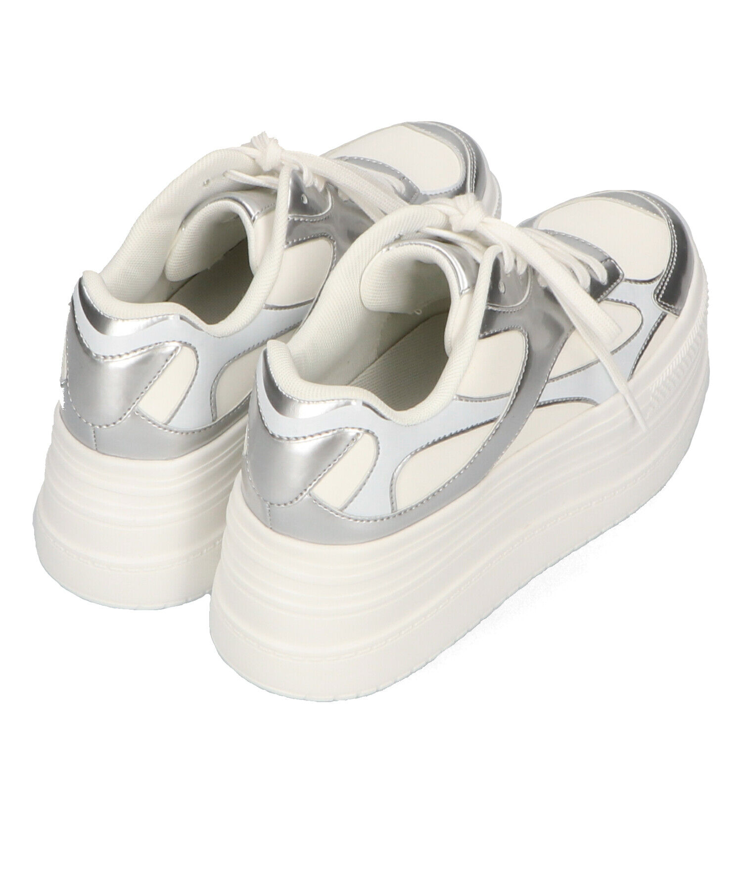 ORiental TRaffic「【トレンド】メタリックラインボリュームソールスニーカー/OT3740 厚底 スニーカー」|スニーカー|