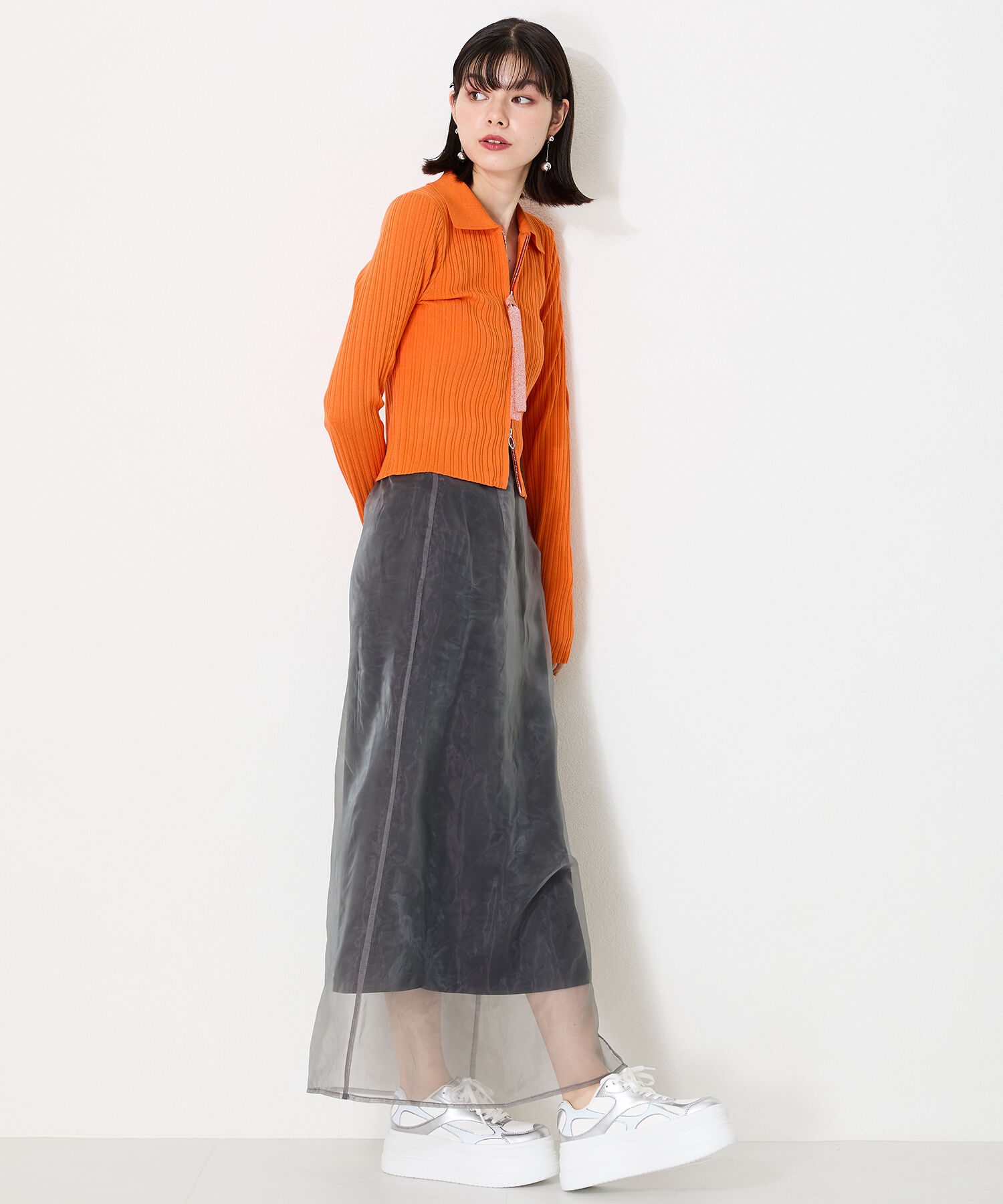 ORiental TRaffic「【トレンド】メタリックラインボリュームソールスニーカー/OT3740 厚底 スニーカー」|スニーカー|