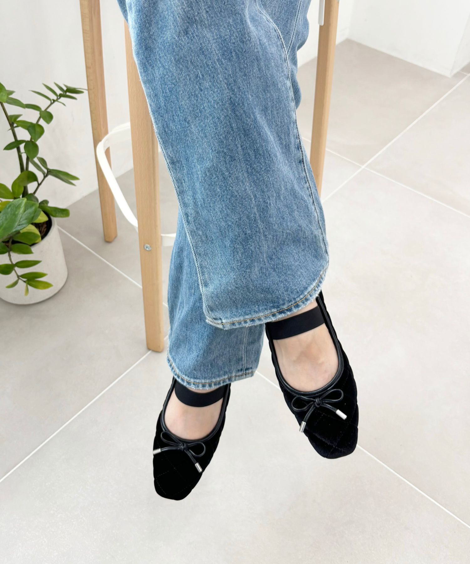 WA Oriental TRaffic「●2024秋冬新作●キルティングデザインバレエシューズ/42307」|パンプス|