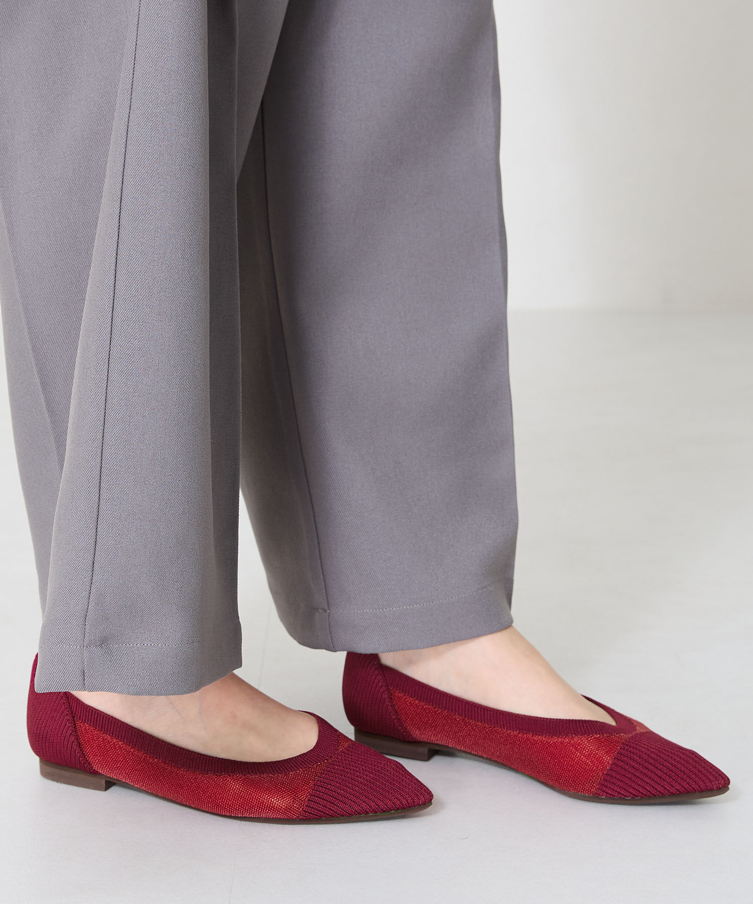 WA Oriental TRaffic「●人気アイテム● 軽量 シアー ニットパンプス /52108 柔らかい クッション」|パンプス|