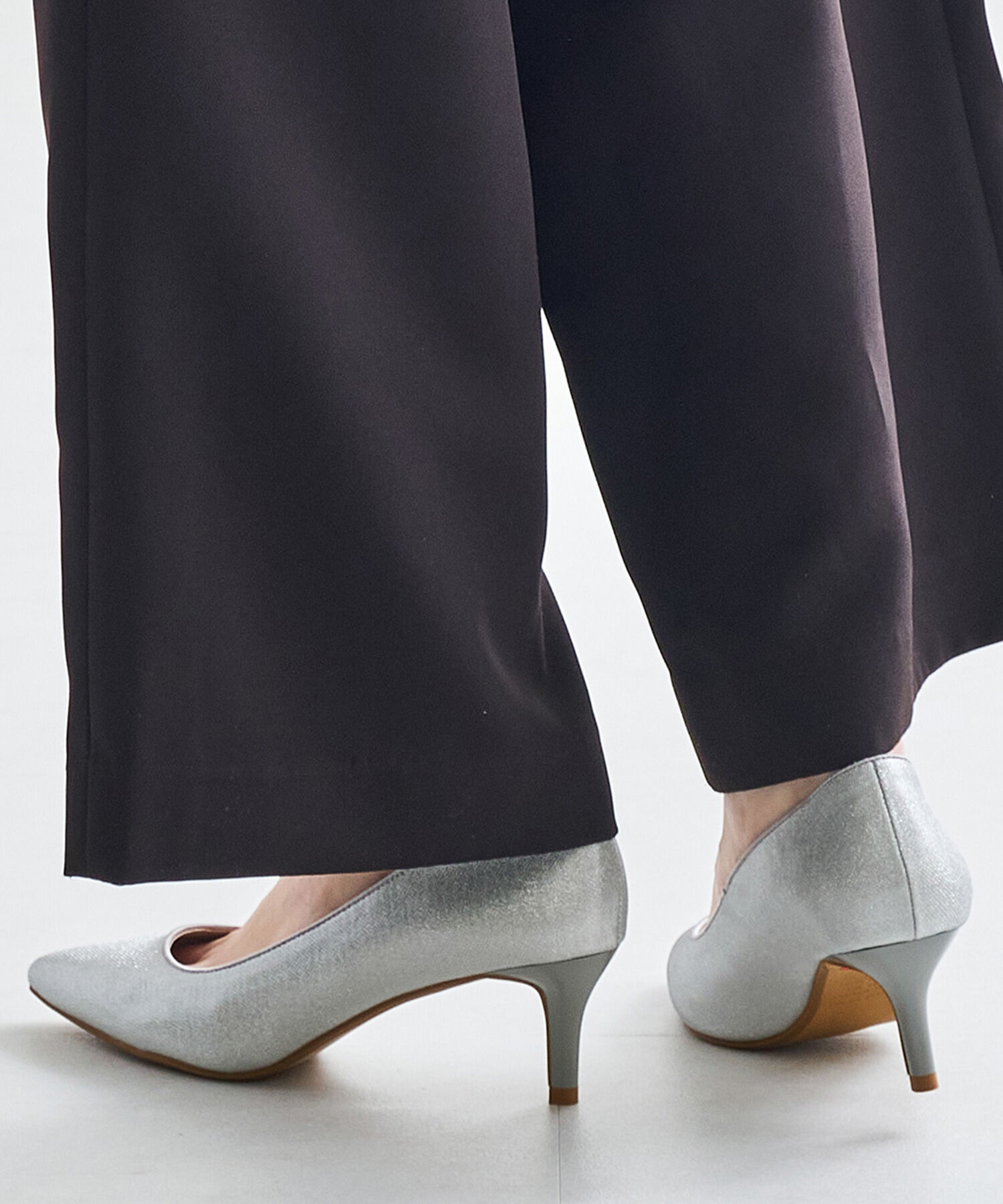 ORiental TRaffic「【オケージョン】 ポインテッドトゥ ラメ ヒール パンプス /MOR112 結婚式 パーティー 二次会」|パンプス|