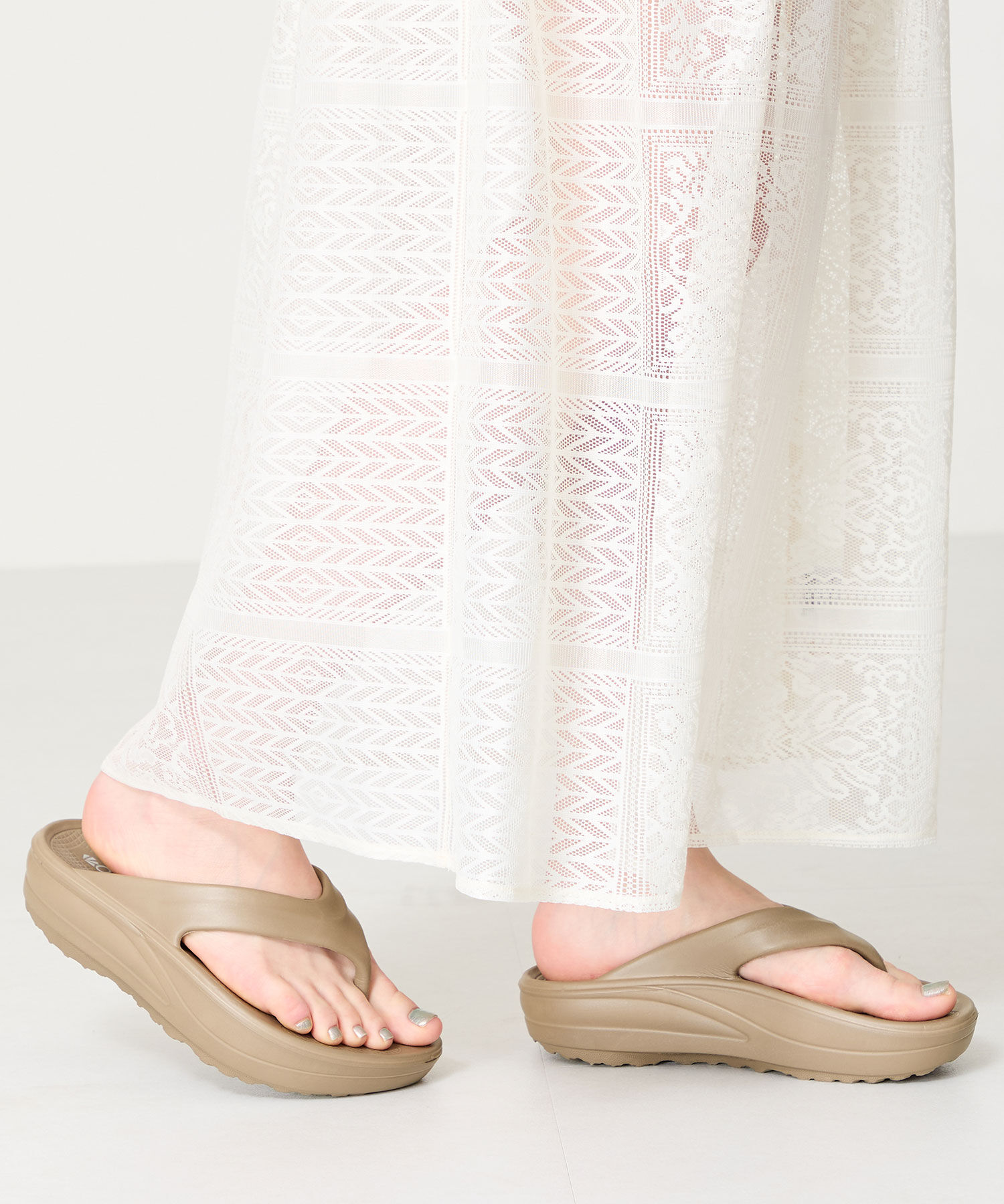 ORiental TRaffic「【リカバリーサンダル】●大人気アイテム●厚底EVAトングサンダル/OT3226 厚底 トング サンダル 」|サンダル|