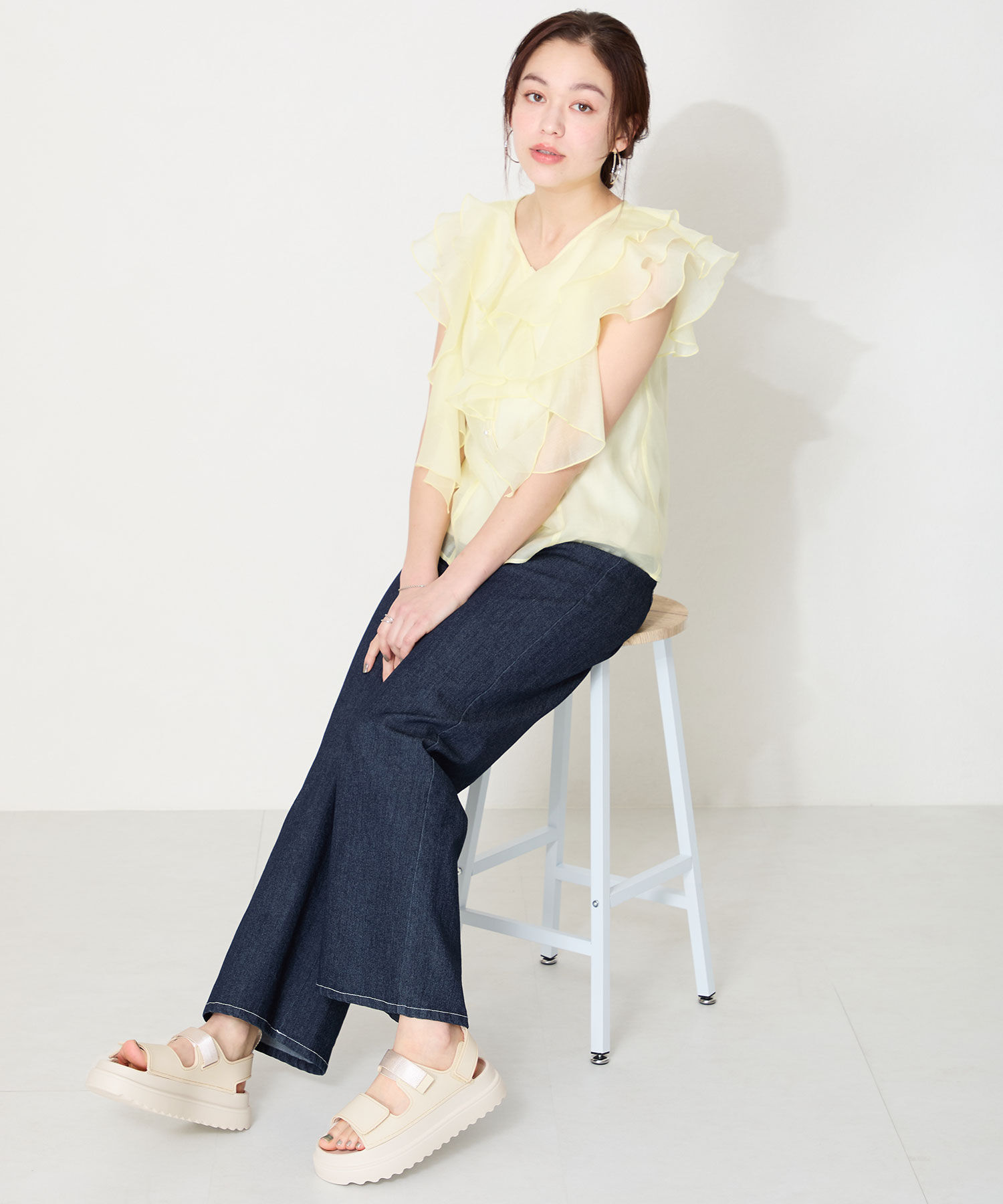 ORiental TRaffic「【リカバリーサンダル】ベルクロ EVAサンダル /OT3228 軽量 サンダル 人気 厚底」|サンダル|