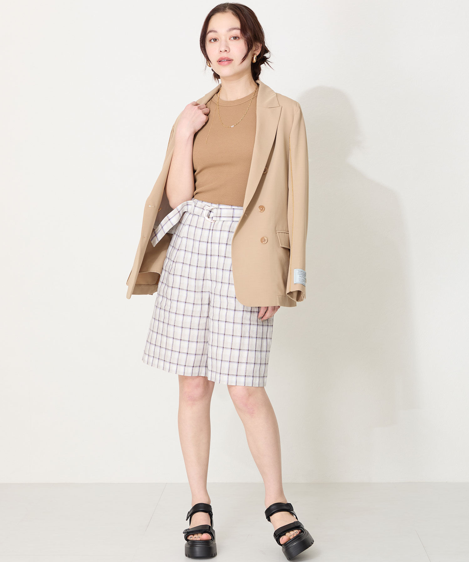 ORiental TRaffic「【新作】タンクソールベルトサンダル/41295 サンダル 厚底」|サンダル|