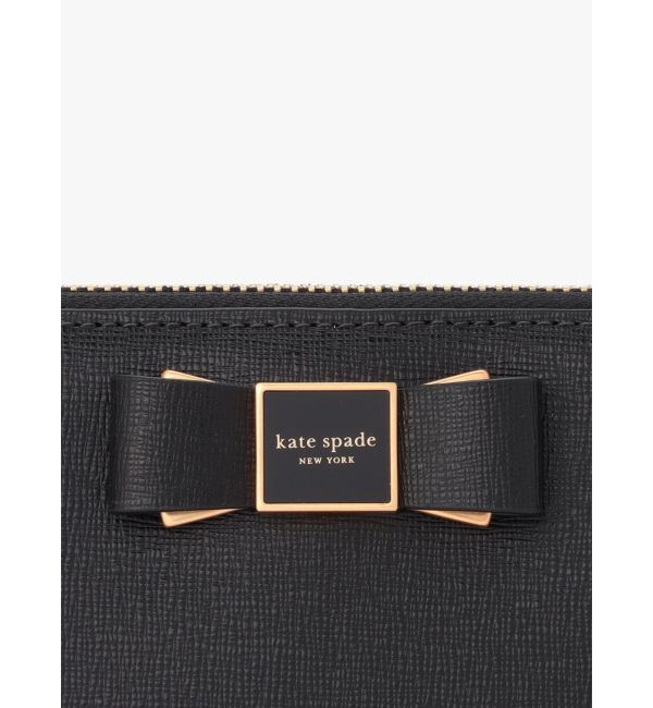 kate spade new york「モーガン ボウ エンベリッシュ ジップアラウンド コンチネンタル ウォレット」|財布|
