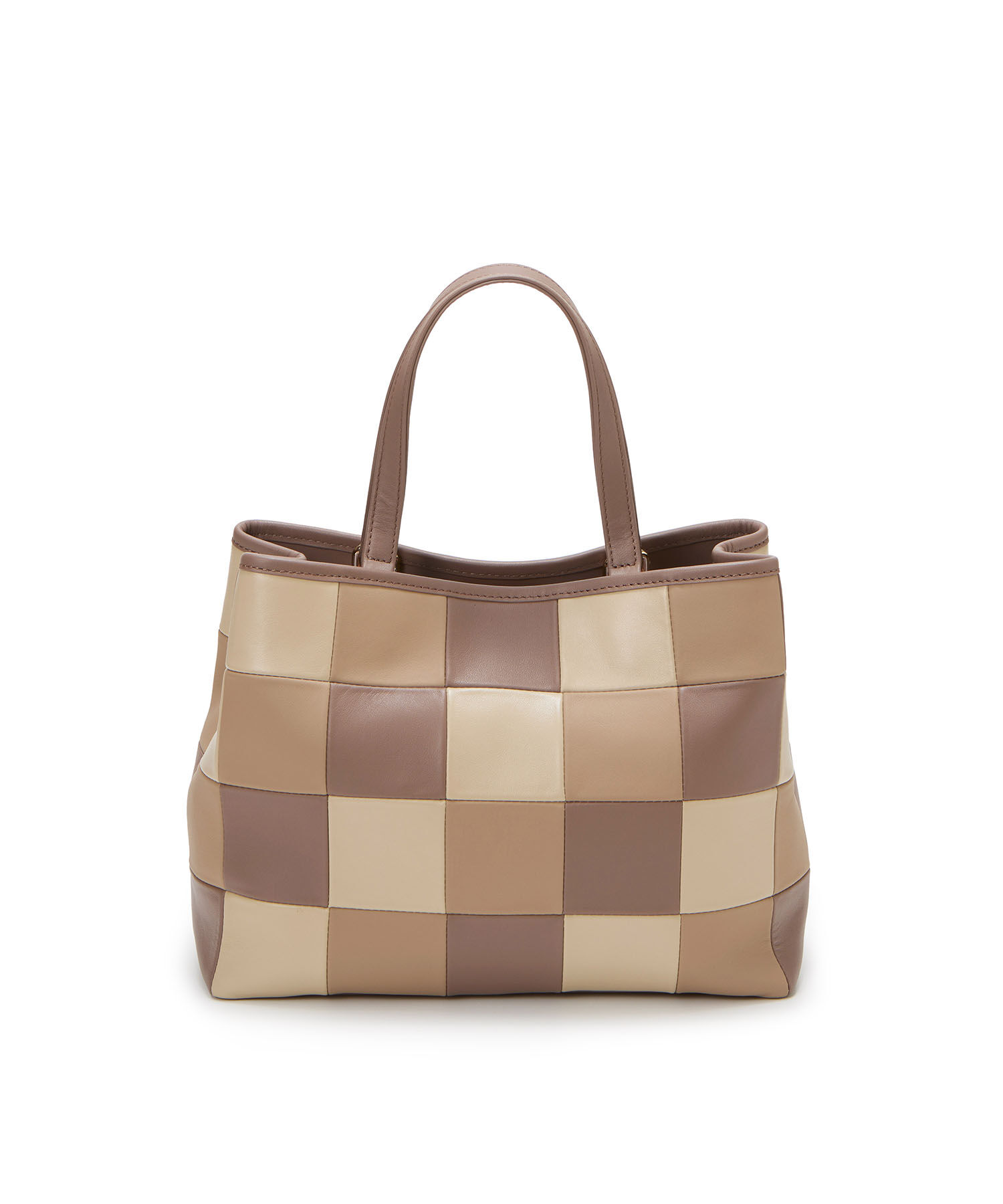 TOPKAPI TREASURE「【TREASURE TOPKAPI】スムースレザー パッチワーク ショルダー付 トートバッグ」|トートバッグ|