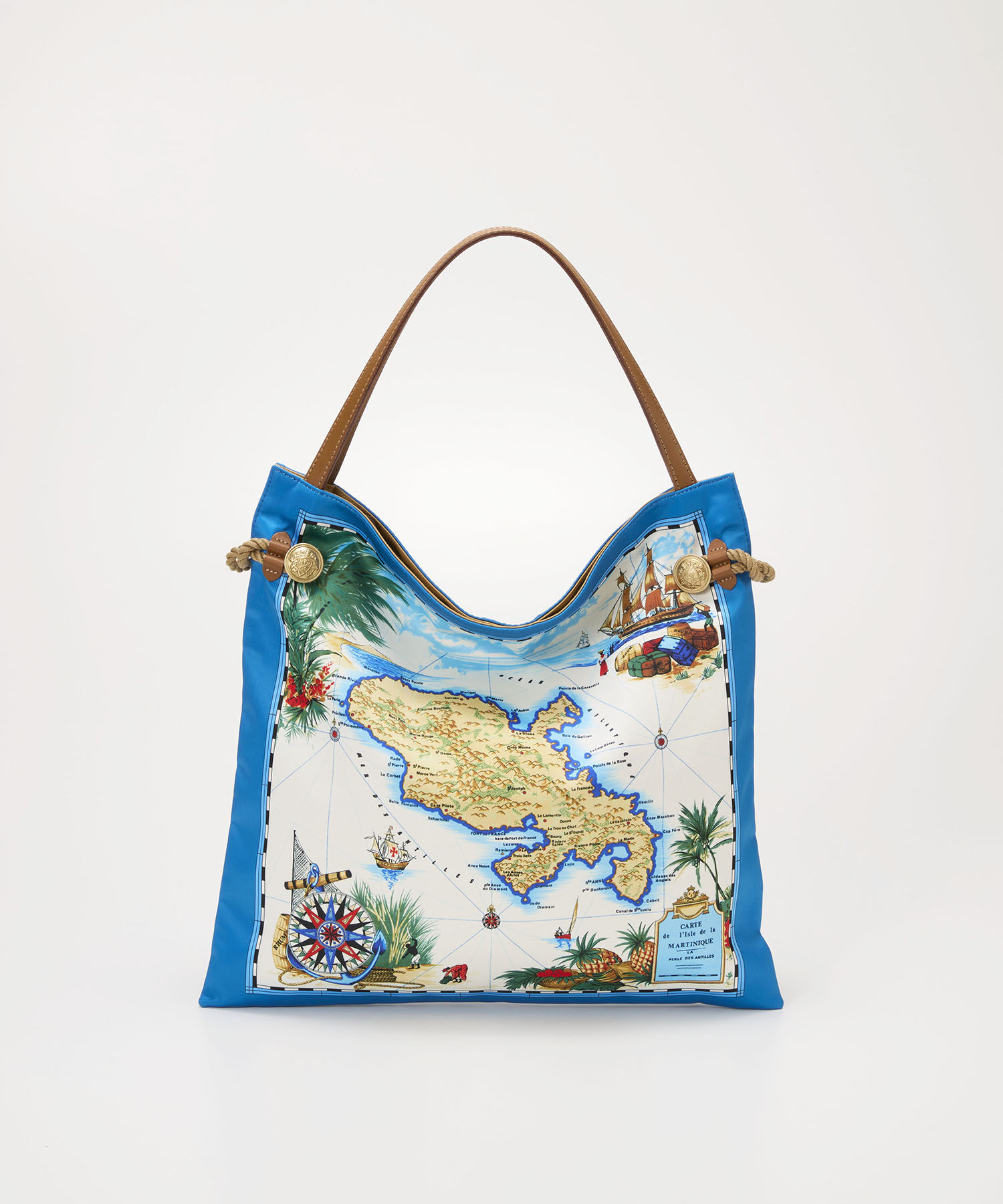 TOPKAPI TREASURE「【TREASURE TOPKAPI】マイルドサテン スカーフ柄 トートバッグ」|トートバッグ|