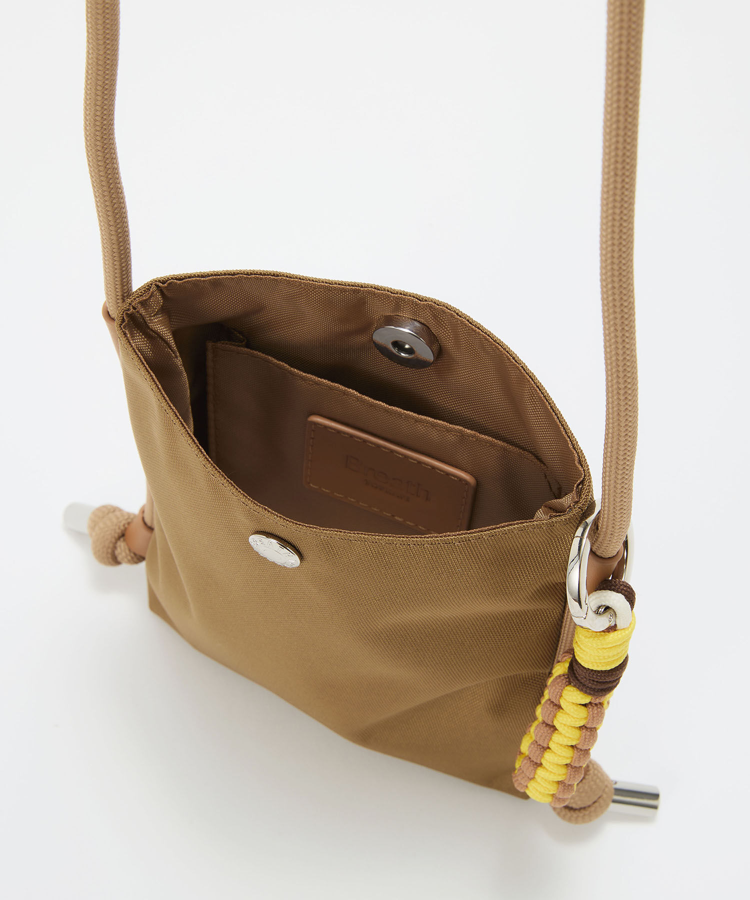 TOPKAPI BREATH「【Breath TOPKAPI】コードチャーム付き ミニショルダーバッグ / サコッシュ」|ショルダー・メッセンジャー|