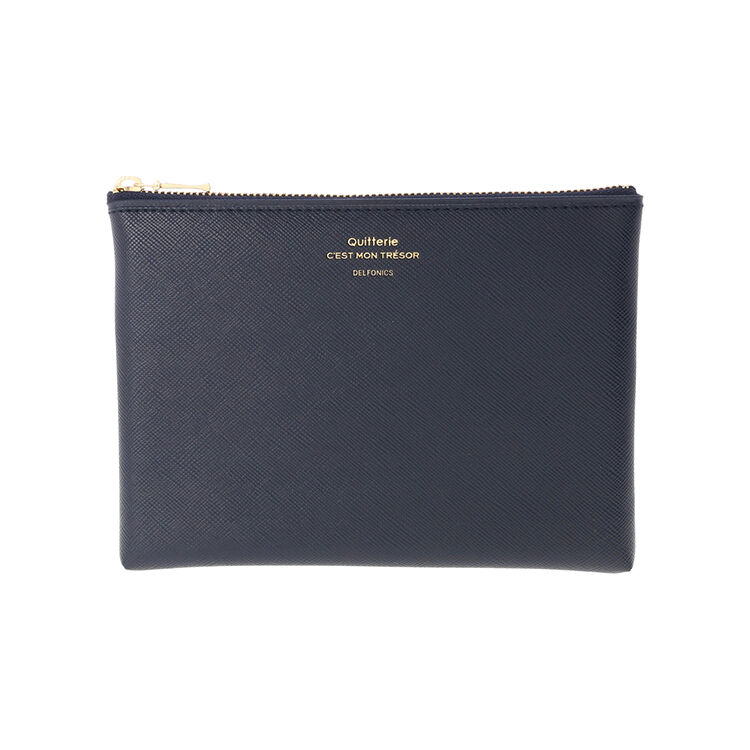 Quitterie「キトリ ポーチM」|財布|ダークブルー